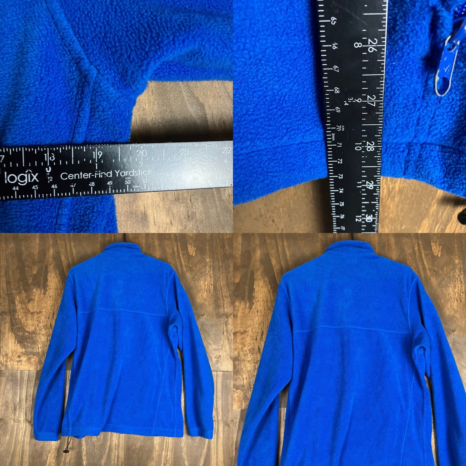 Vintage Columbia Mens Jacket Blue Full Zip Sweater Fleece Bluejay Logo Polyester Large Size US L / EU 52-54 / 3 - 8 Thumbnail