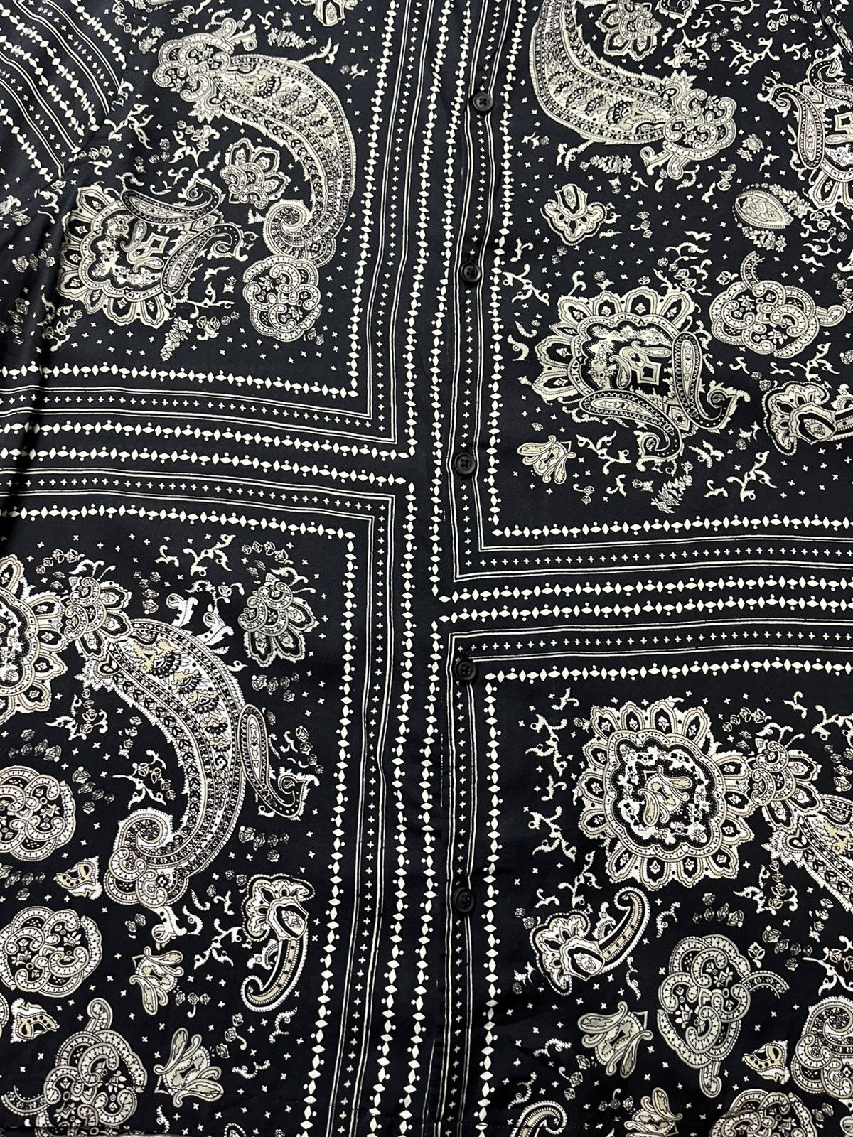 Allsaints Designer Allsaints Bandana Hawaii crazy oversize shirt Size US L / EU 52-54 / 3 - 16 Thumbnail
