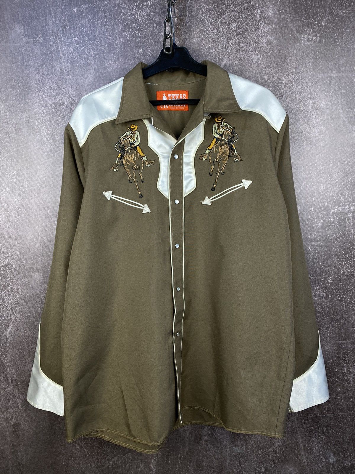 Cowboy Equipment Vintage 70's California Ranchwear Western Shirt Size US XL / EU 56 / 4 - 1 Thumbnail