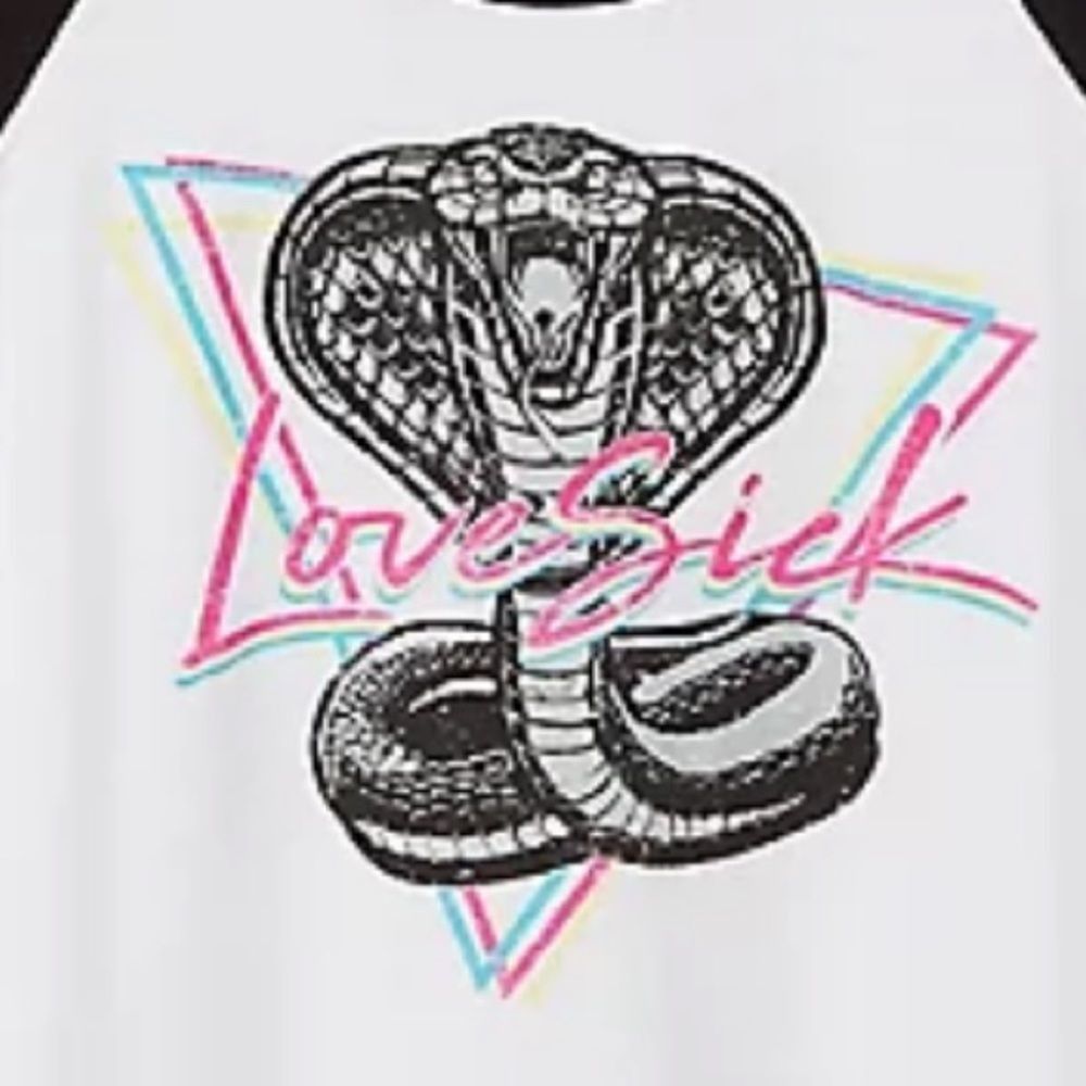 Other Torrid Lovesick Cobra snake lovesick raglan t tee shirt vint Size 3XL / US 20-22 - 2 Thumbnail