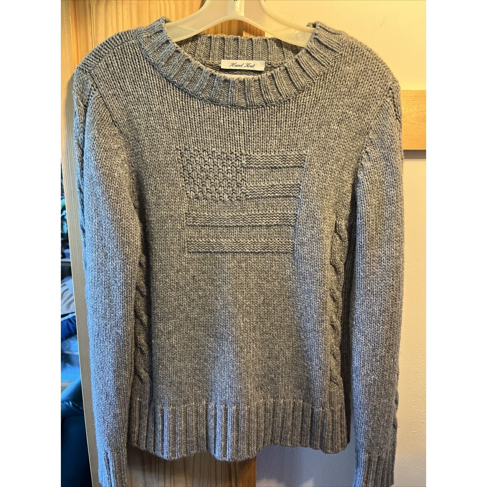 Other VTG Westbound Womens S Wool Blend Sweater Cable Knit Gray Size S / US 4 / IT 40 - 1 Thumbnail