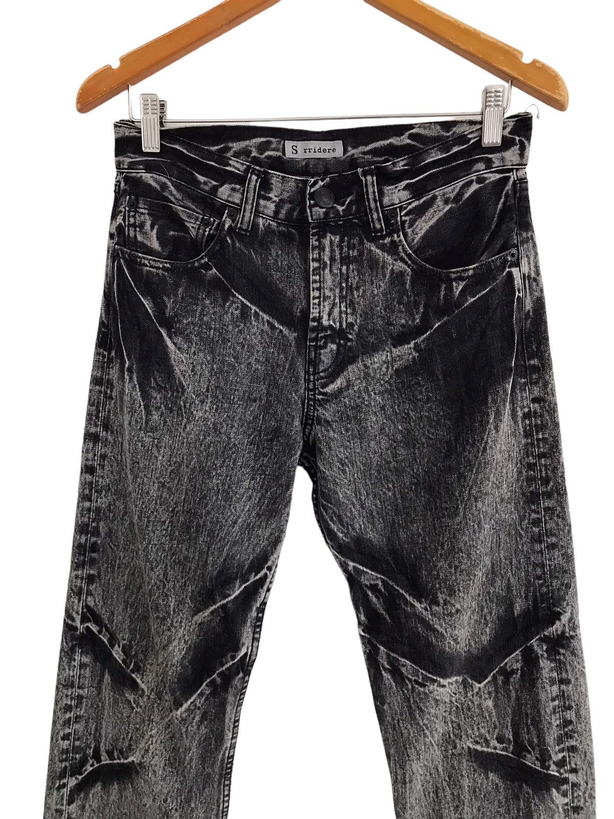 Japanese Brand Japanese Brand Sorridere Tokyo Fashion Black Acid Wash Jeans Size US 30 / EU 46 - 2 Thumbnail