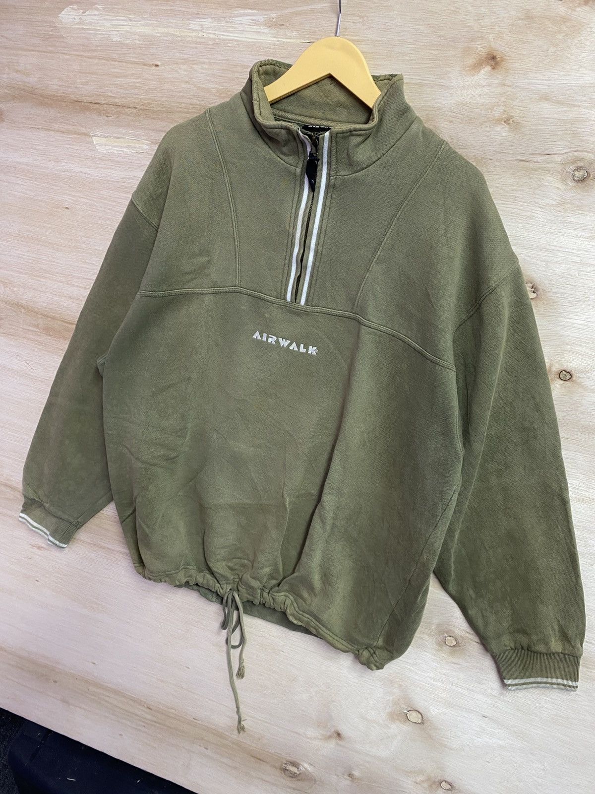 Airwalk Vintage airwalk half zipper sweatshirt Size US L / EU 52-54 / 3 - 2 Thumbnail