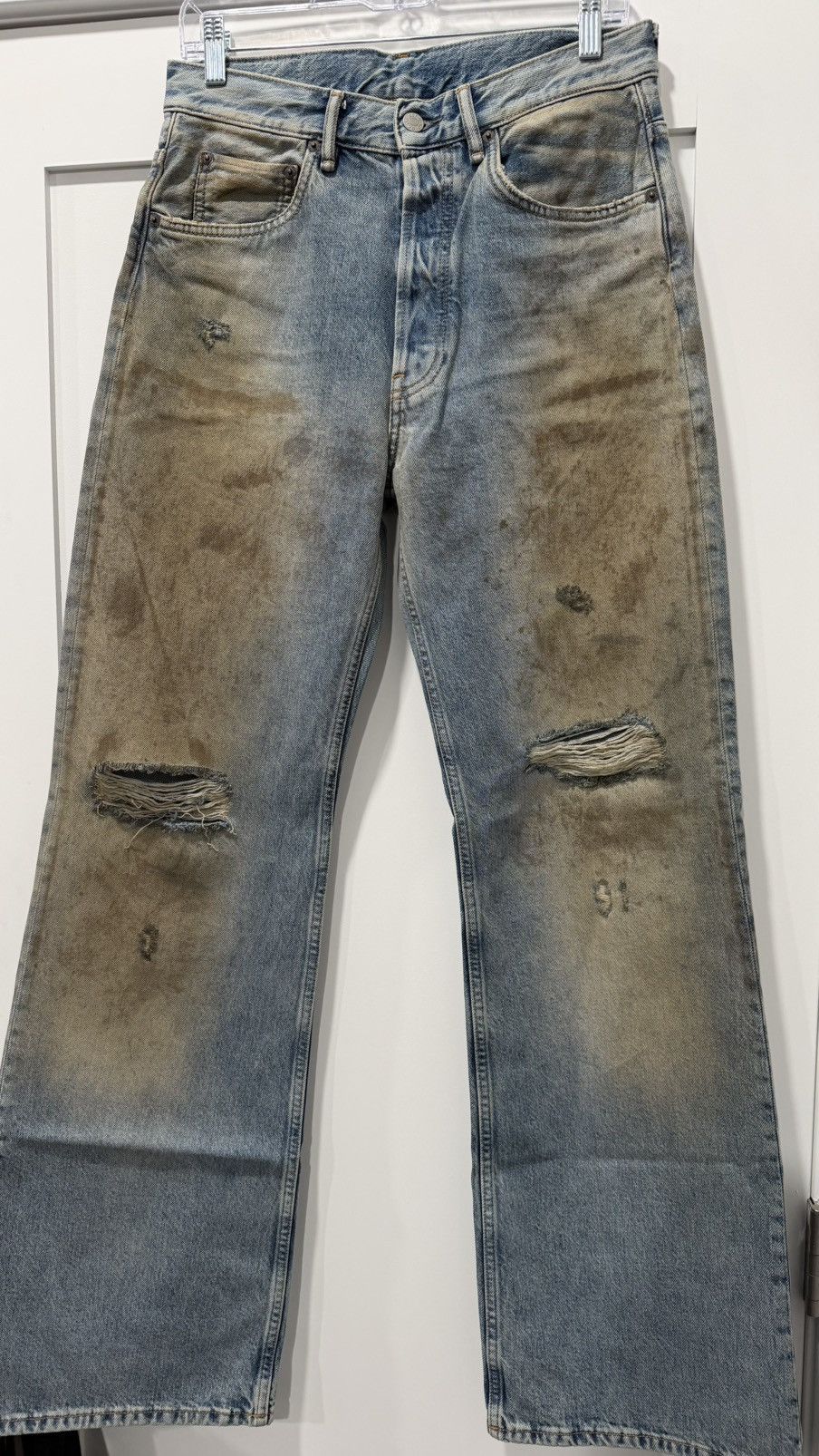 Acne Studios 2021 MUD-WASH LOOSE JEANS Size US 29 - 3 Thumbnail
