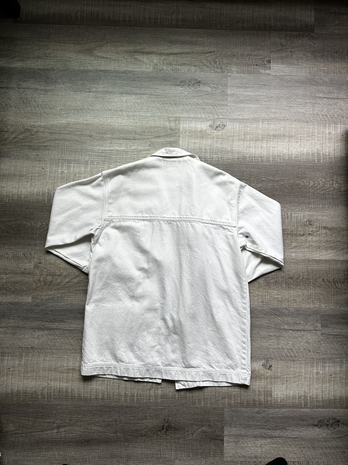 Ralph Lauren Vintage White Denim Fireman Jacket Size: Small (S) Size US S / EU 44-46 / 1 - 5 Thumbnail