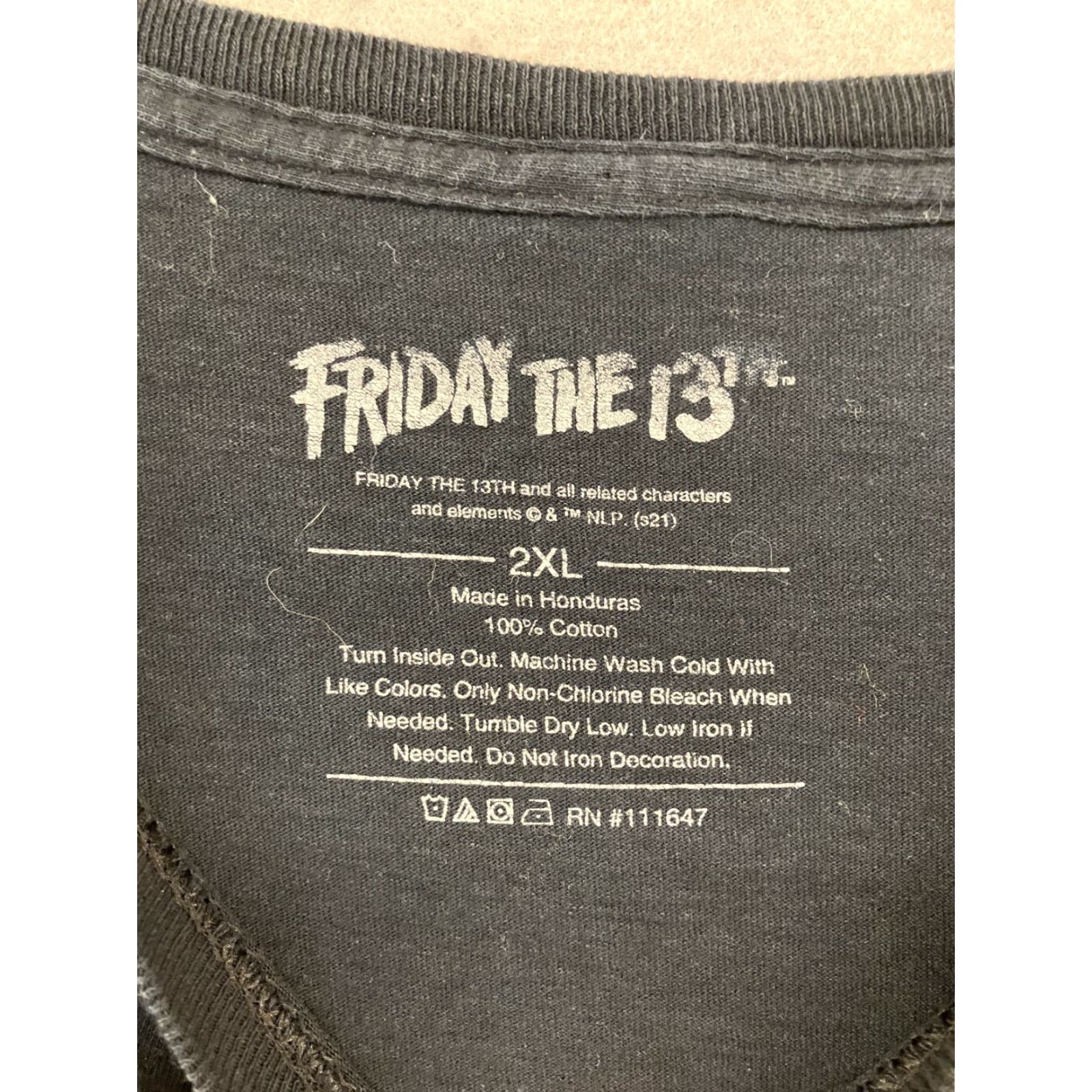Vintage Friday The 13th TShirt Black Adult 2XL Friday The 13th Camp Crystal Lake Jason Voorhees Horror 80s 90s Shirt Mens Size US XXL / EU 58 / 5 - 3 Thumbnail