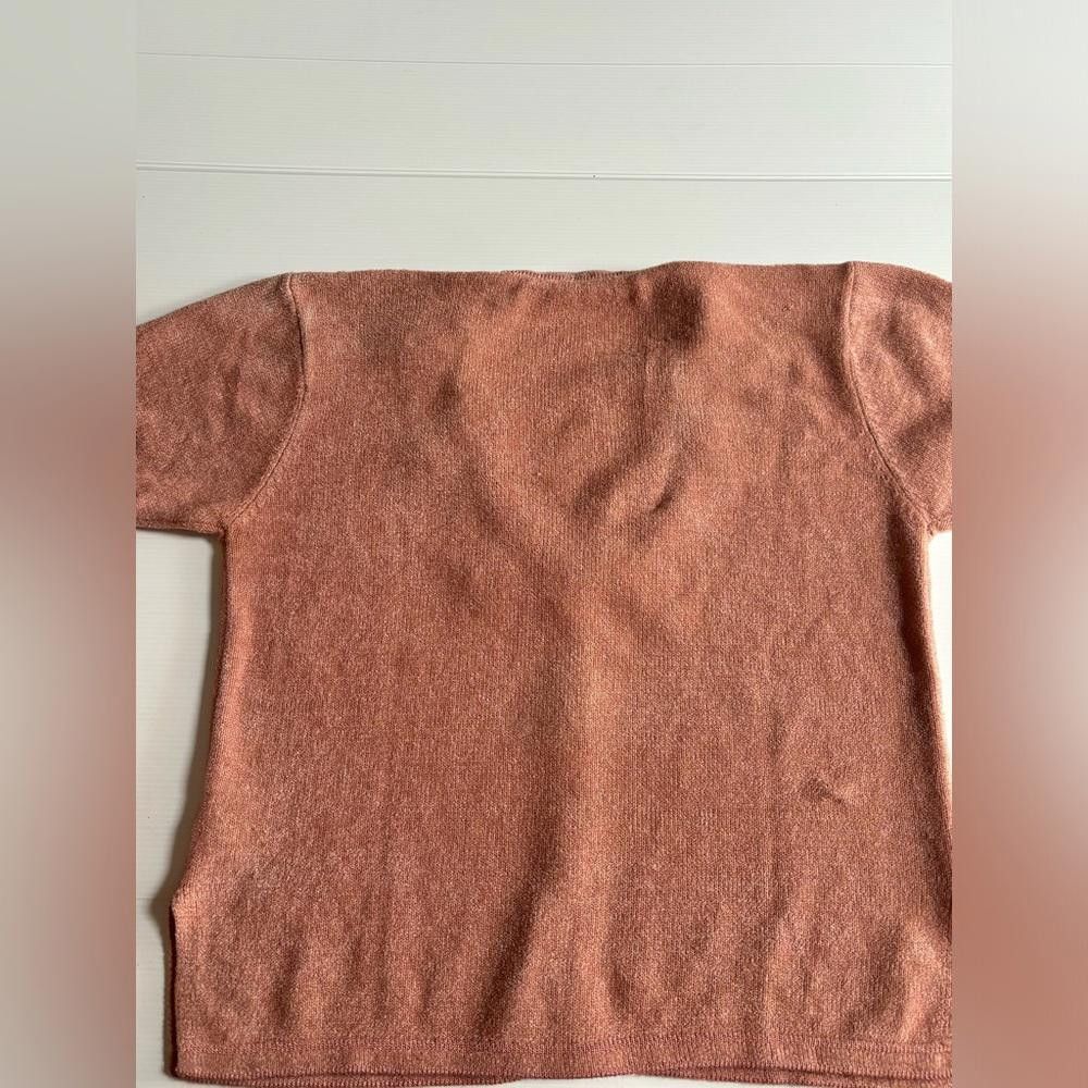 Designer Vintage coquette Knitted Shirt Size L / US 10 / IT 46 - 2 Thumbnail