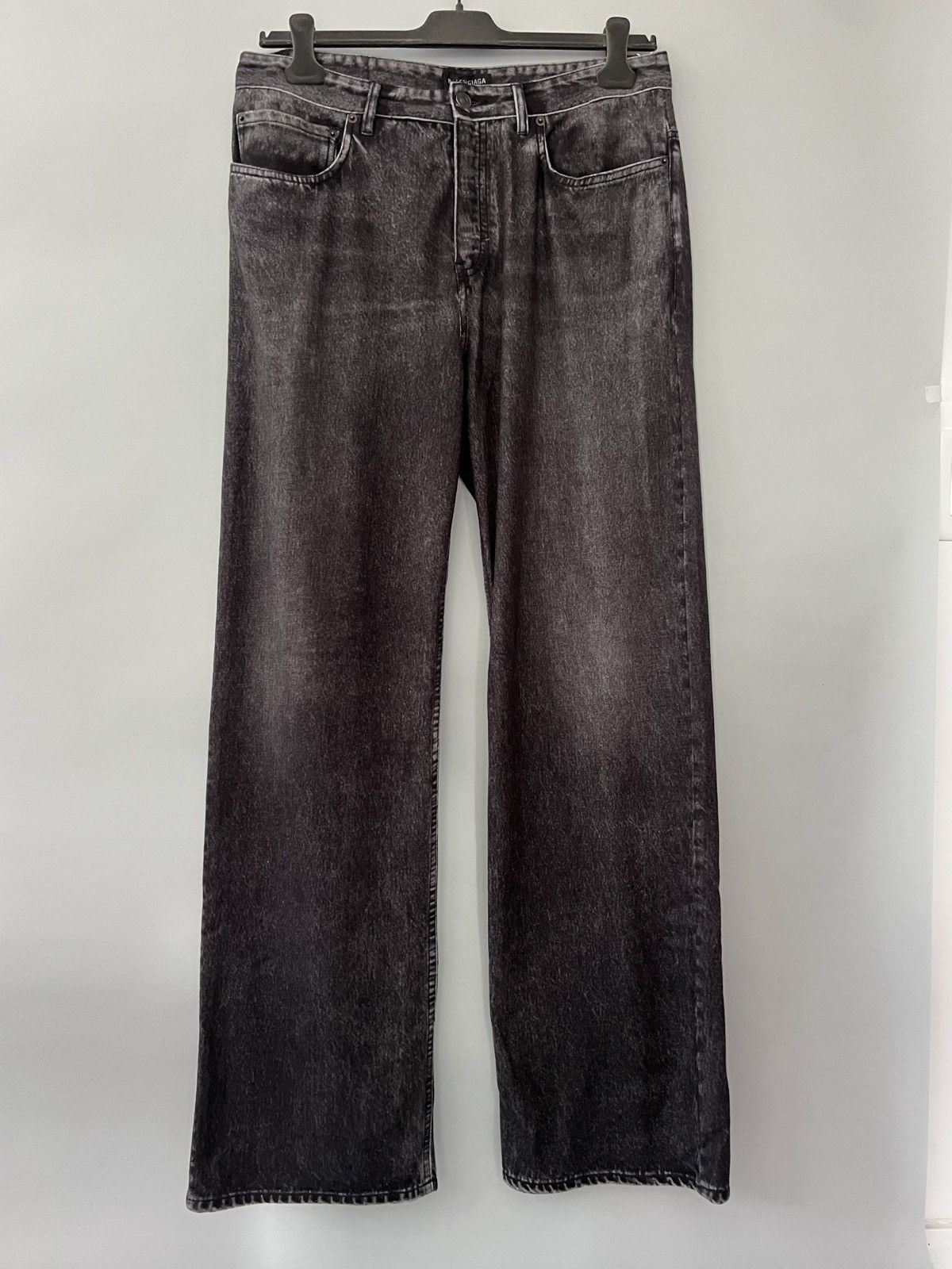 Balenciaga Balenciaga Denim Trompe L’Oleil Print Pant Jeans Size US 34 / EU 50 - 6 Thumbnail