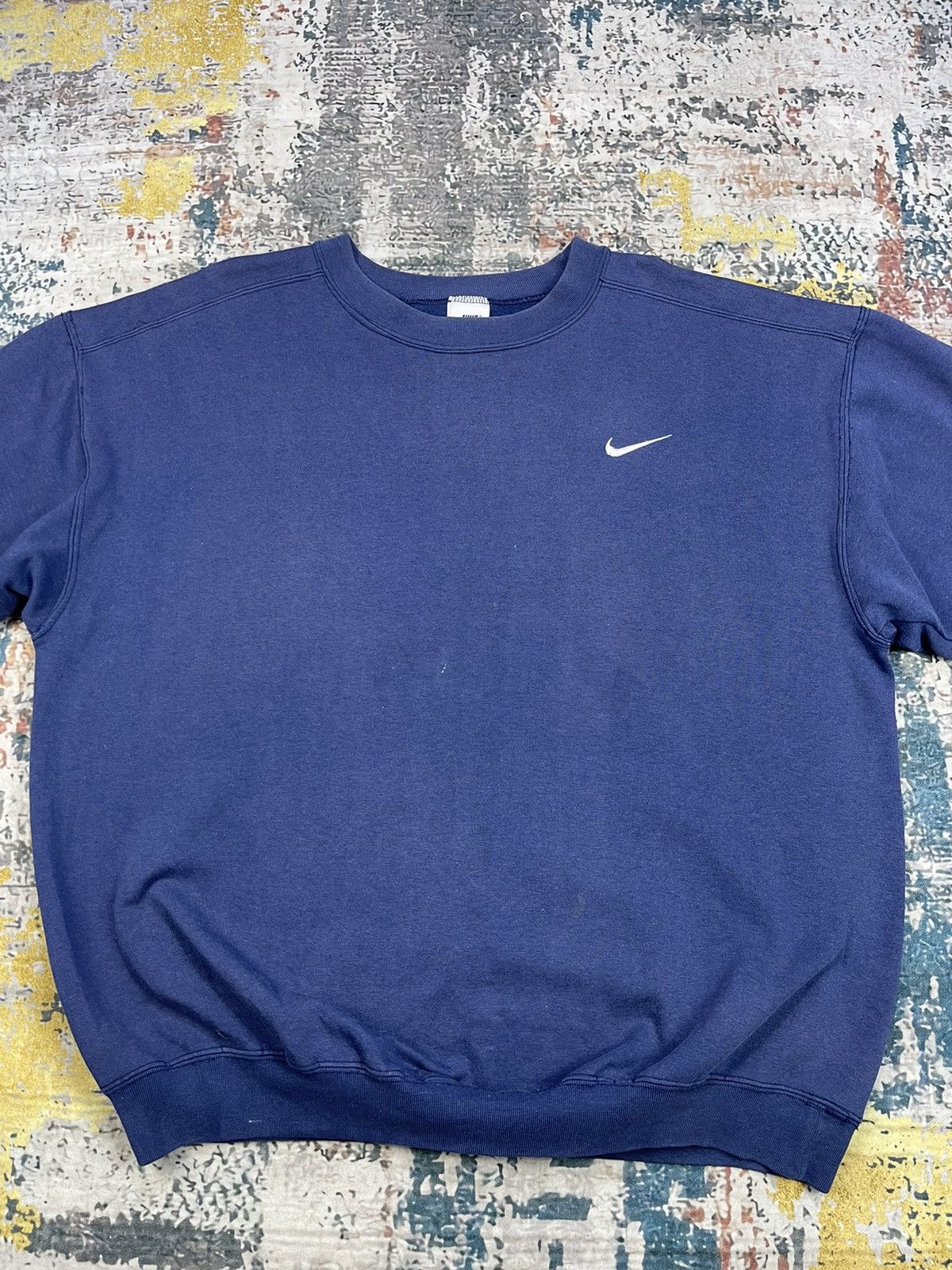 Nike Vintage 90s USA Nike Swoosh Logo Sweatshirts Size US L / EU 52-54 / 3 - 2 Thumbnail