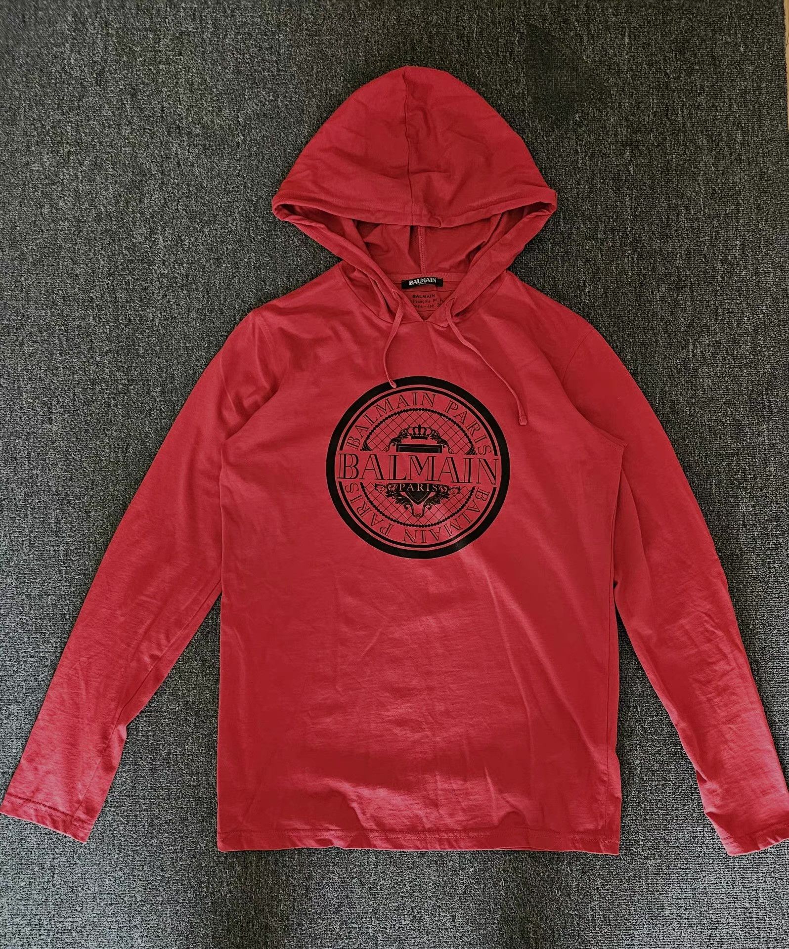 Balmain Balmain Main Line Hooded Long Sleeve T-Shirt Q4 Size US S / EU 44-46 / 1 - 1 Thumbnail