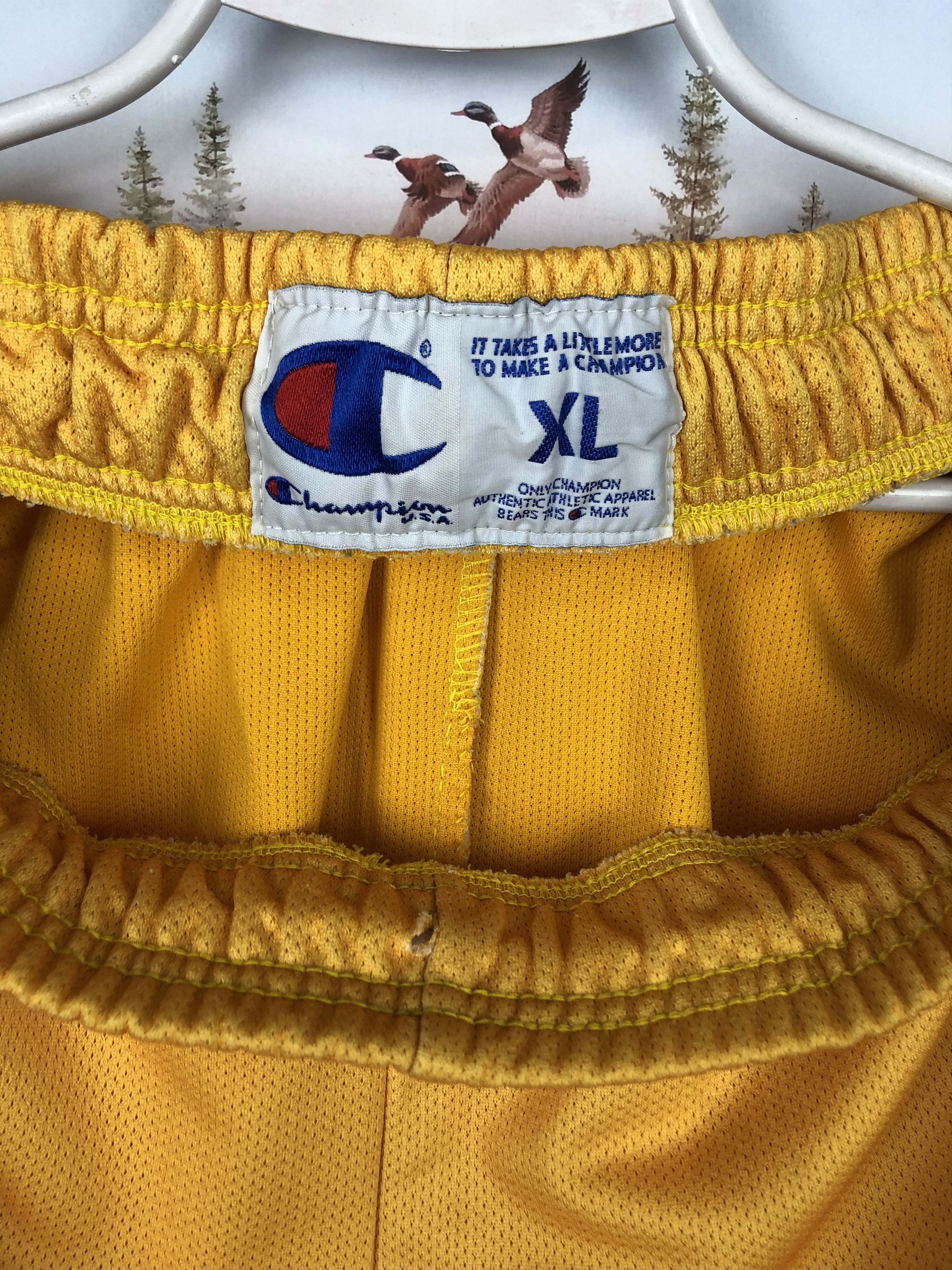 Champion Vintage 90's Champion Los Angeles Lakers NBA Mens Shorts XL Size US 36 / EU 52 - 7 Thumbnail