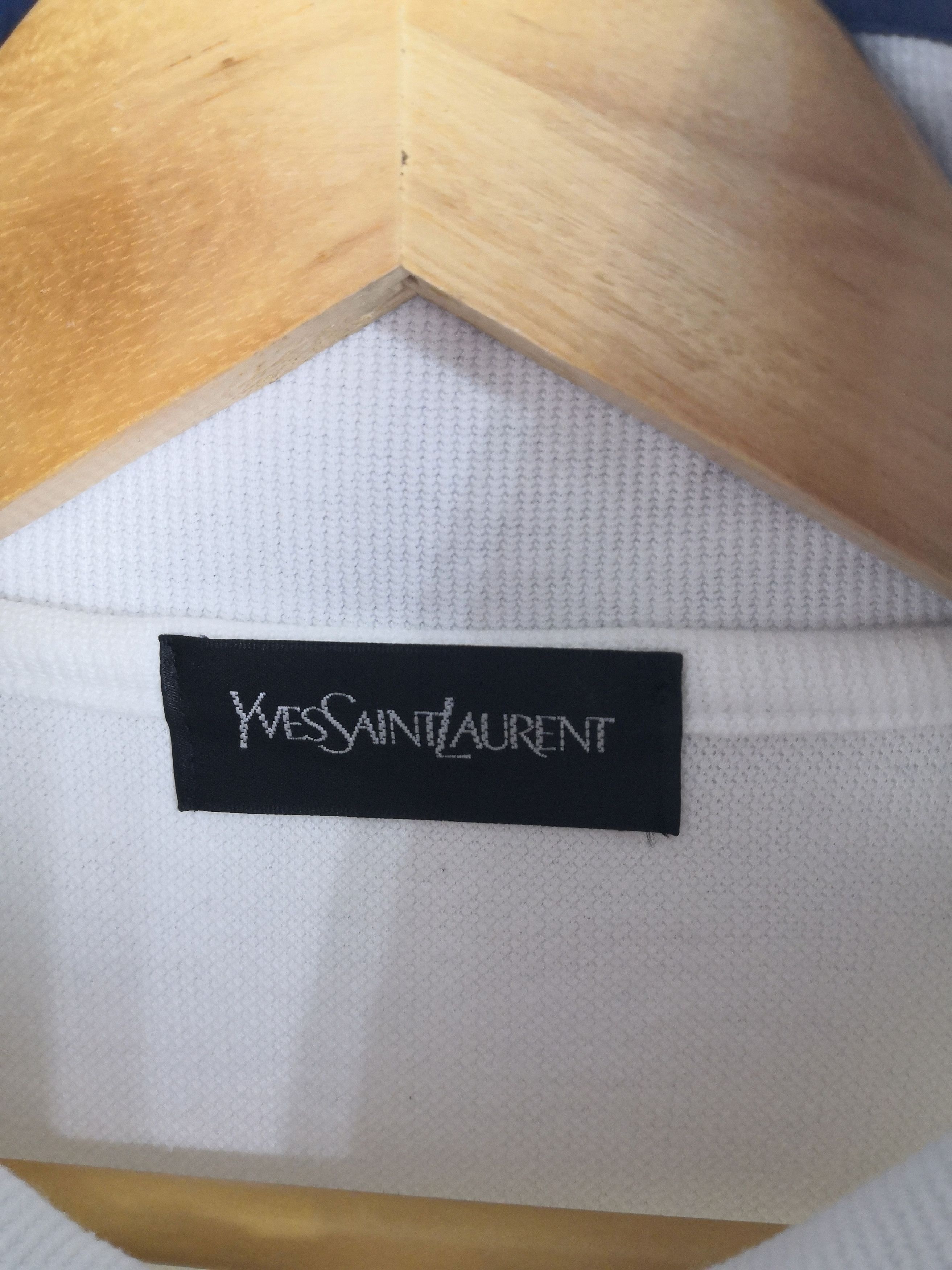 Yves Saint Laurent Vintage 90s Yves Saint Laurent Spellout YSL Zipper Sweater Size US XL / EU 56 / 4 - 8 Thumbnail