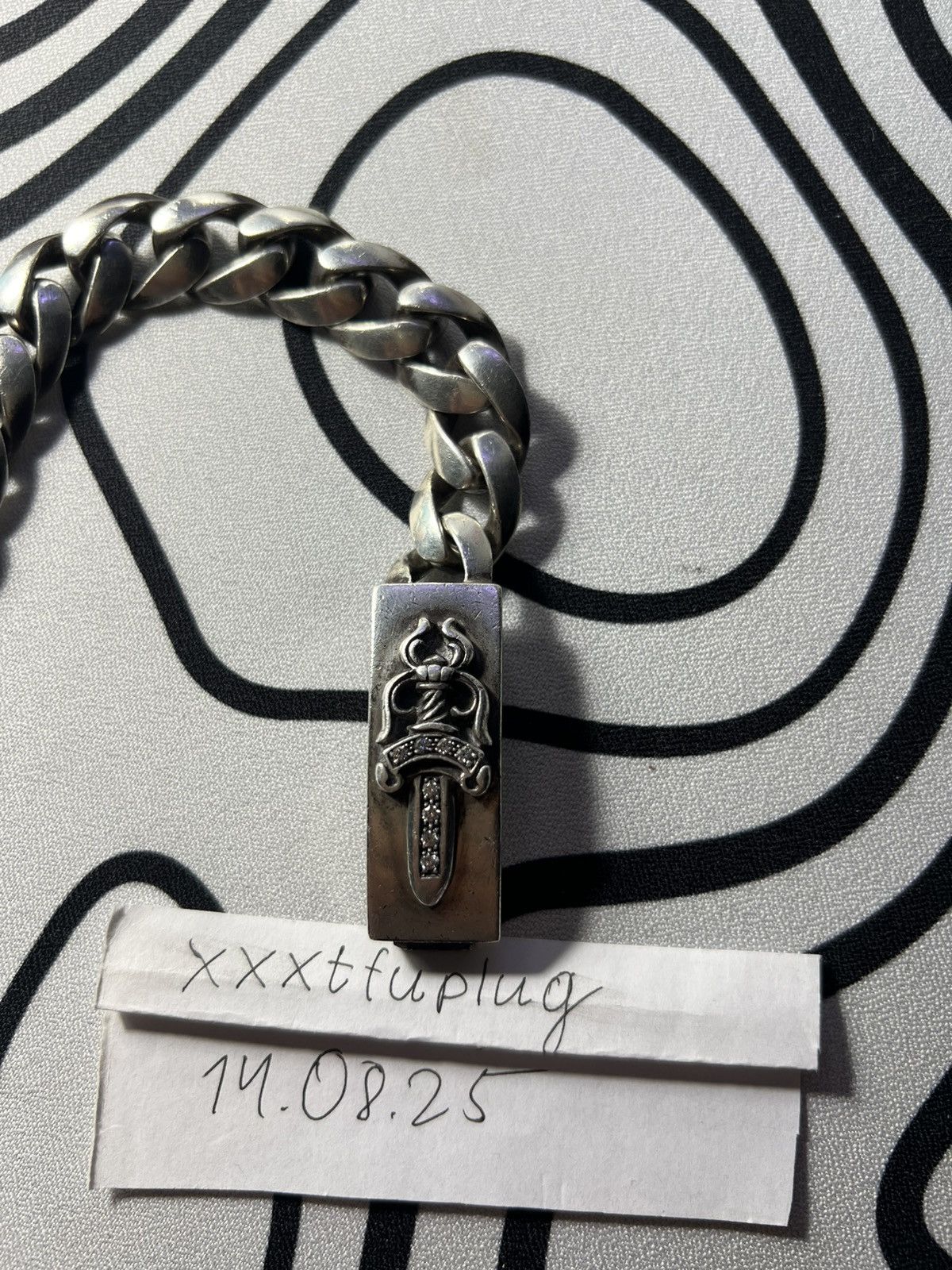 Chrome Hearts Chrome Hearts Dagger Bracelet ICE vvs Size ONE SIZE - 12 Thumbnail