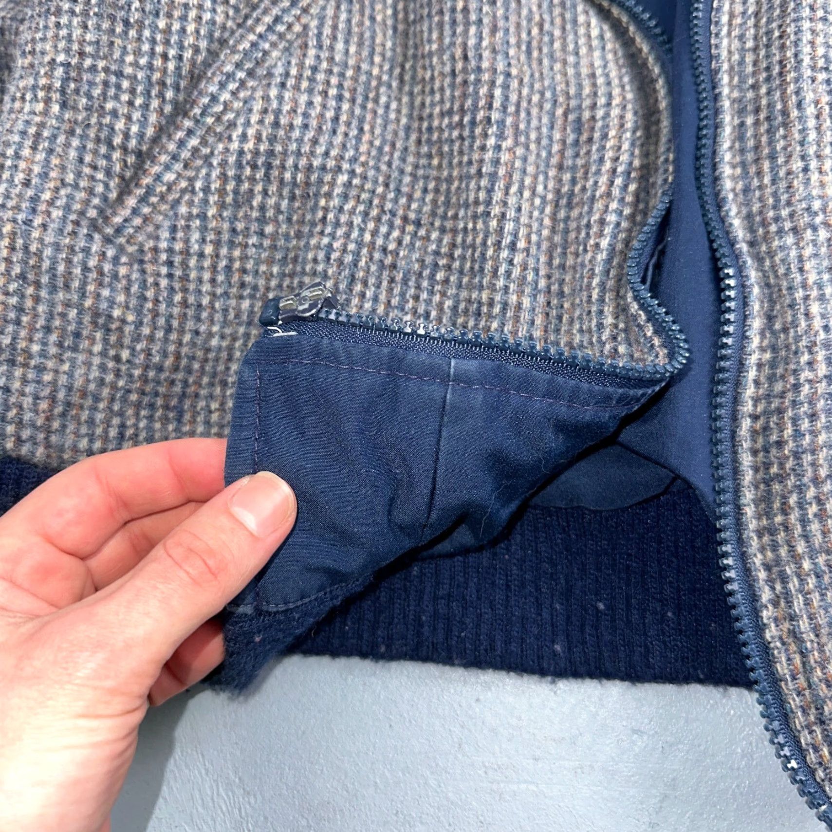 Pendleton Vintage Pendleton USA Men’s Medium Blue Insulated Wool Bomber Jacket Zipper Broken Size US M / EU 48-50 / 2 - 4 Thumbnail