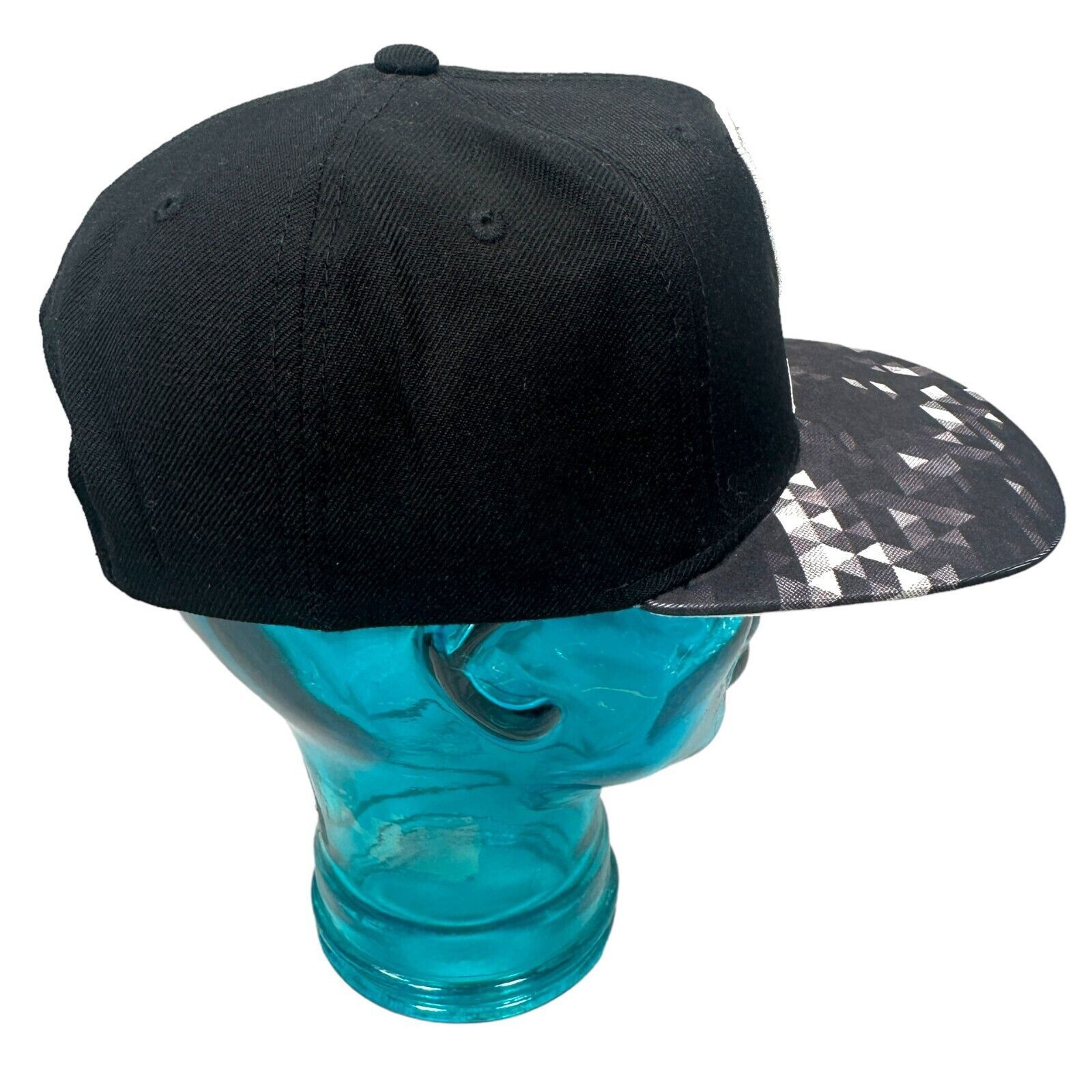 Adidas Adidas Brooklyn Nets Snapback Hat Black Gray Geometric New Size ONE SIZE - 2 Thumbnail
