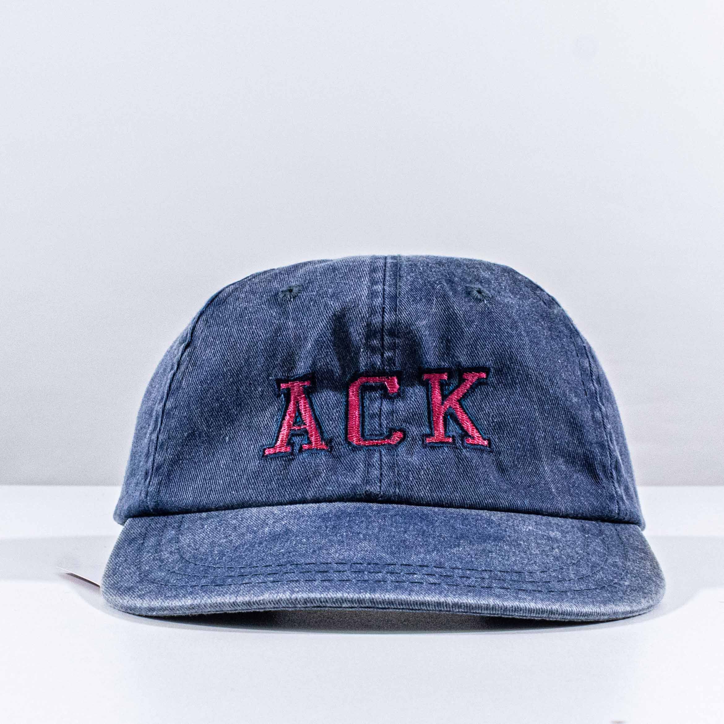 Vintage VTG 90s ACK Nantucket Hat Leather Strap Sun Faded Distressed Size ONE SIZE - 2 Thumbnail