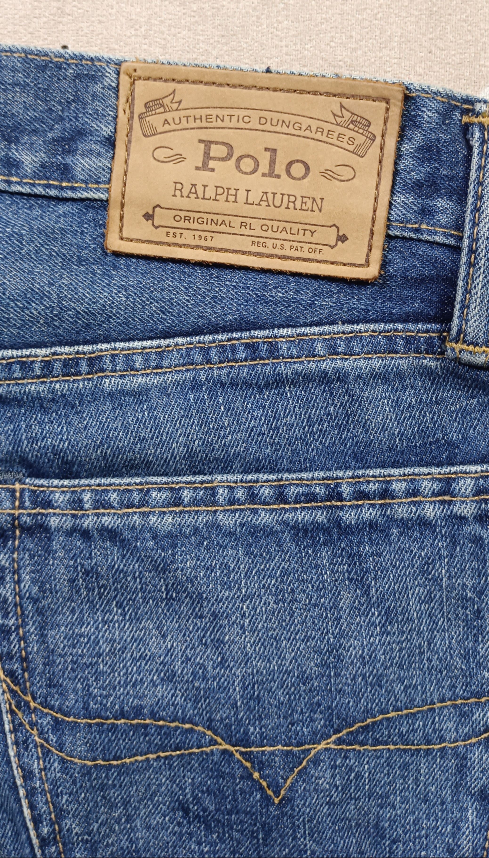 Ralph Lauren Vintage💥 Polo Ralph Lauren RL Straight Cut jeans Size US 33 - 14 Thumbnail