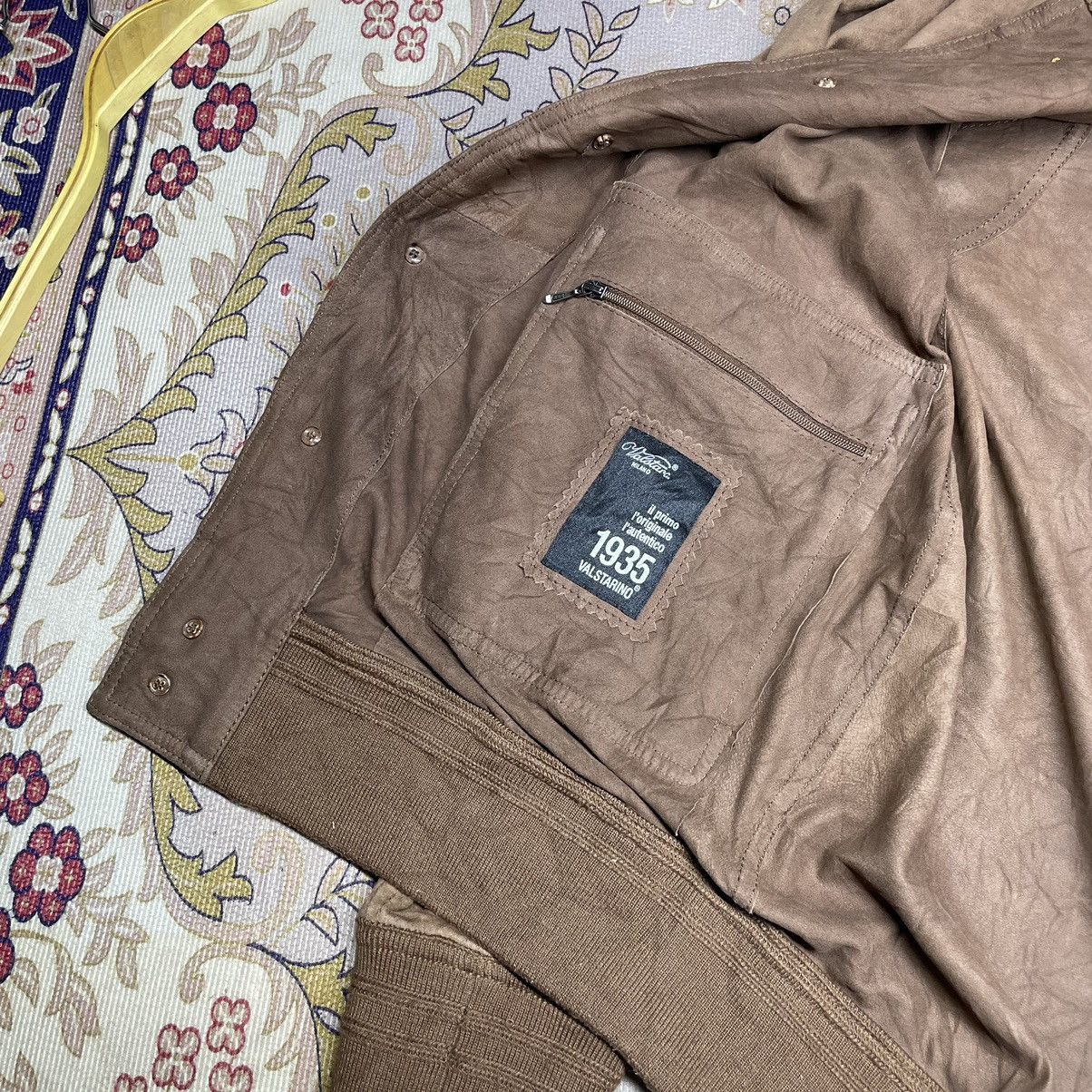 Valstar Valstar Valstarino Suede Leather Bomber Jackat Size US M / EU 48-50 / 2 - 18 Thumbnail