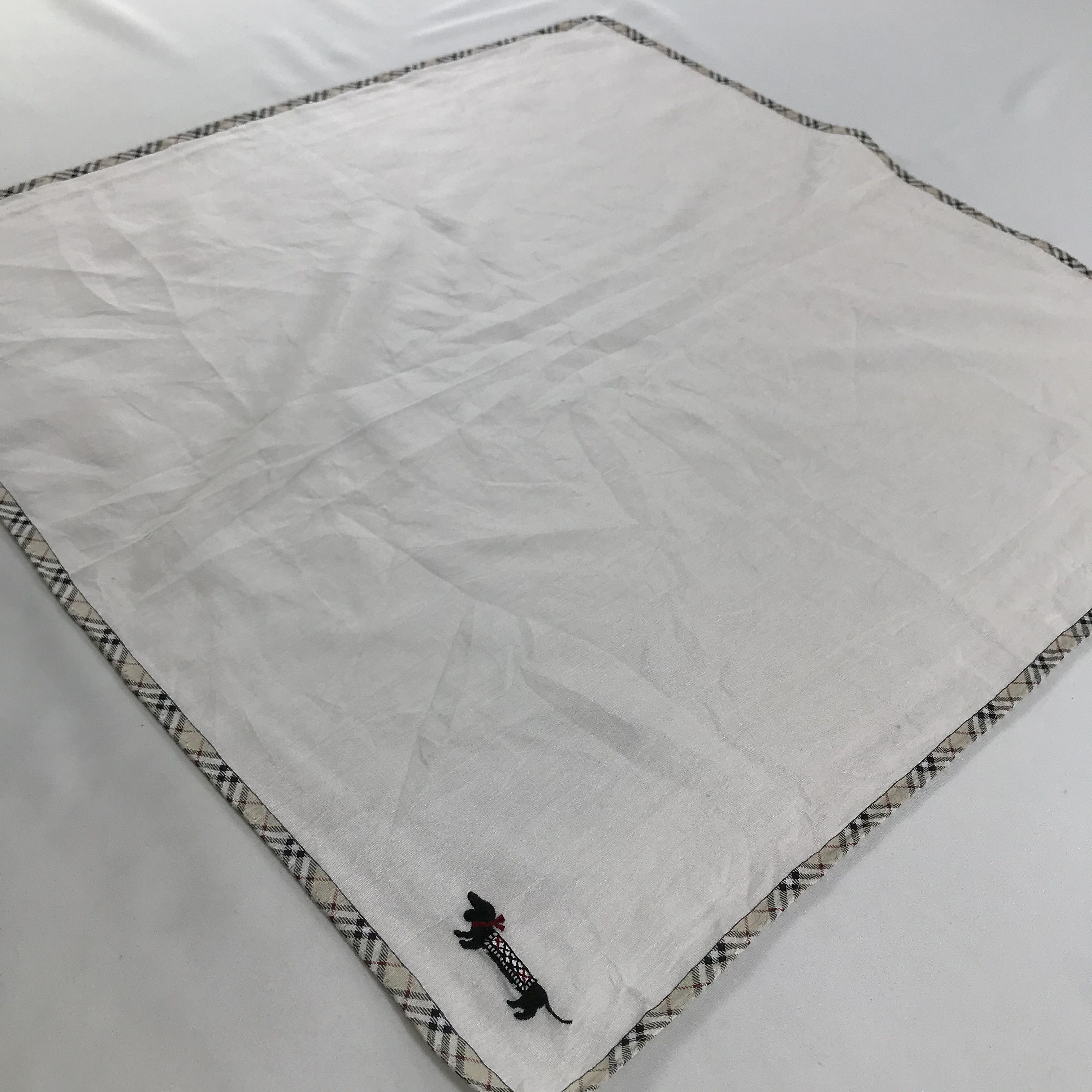 Burberry × Vintage Burberry Bandana / Handkerchief / Neckerchief - S1527 Size ONE SIZE - 2 Thumbnail