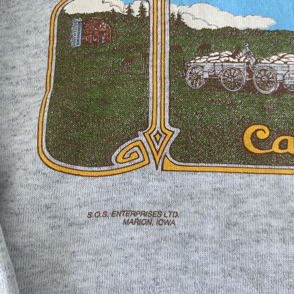 Caterpillar Thrashed Vintage 90s Caterpillar ERD GRUNGE SWEATSHIRT Size US L / EU 52-54 / 3 - 3 Thumbnail