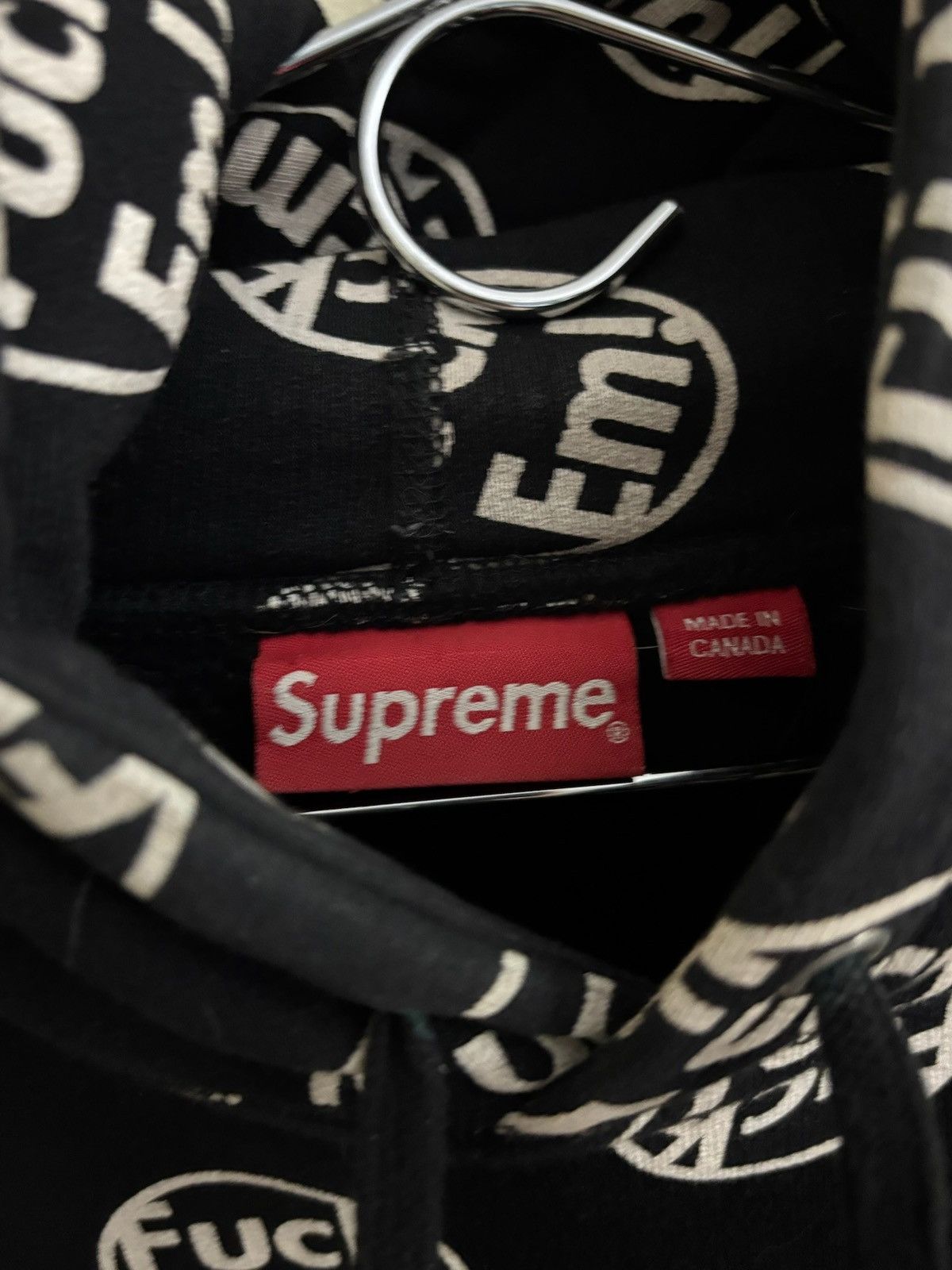 Supreme Supreme F*CK EM Hoodie Size US XL / EU 56 / 4 - 3 Thumbnail