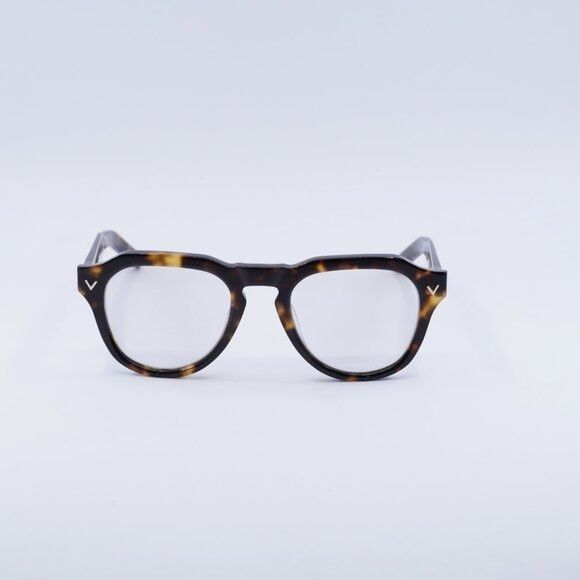 Valentino Valentino V-TALE II VLX-139B Eyeglasses Havana 52mm Aviator Size ONE SIZE - 4 Thumbnail