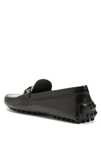 Tod's o1s22i1n1024 Leather Loafers in Black Size US 8 / IT 38 - 3 Thumbnail