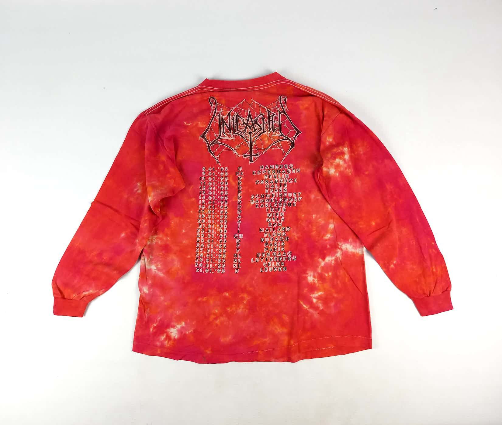 Band Tees × Vintage Unleashed autographed vintage longsleeve tshirt 1993 Size US XL / EU 56 / 4 - 5 Thumbnail