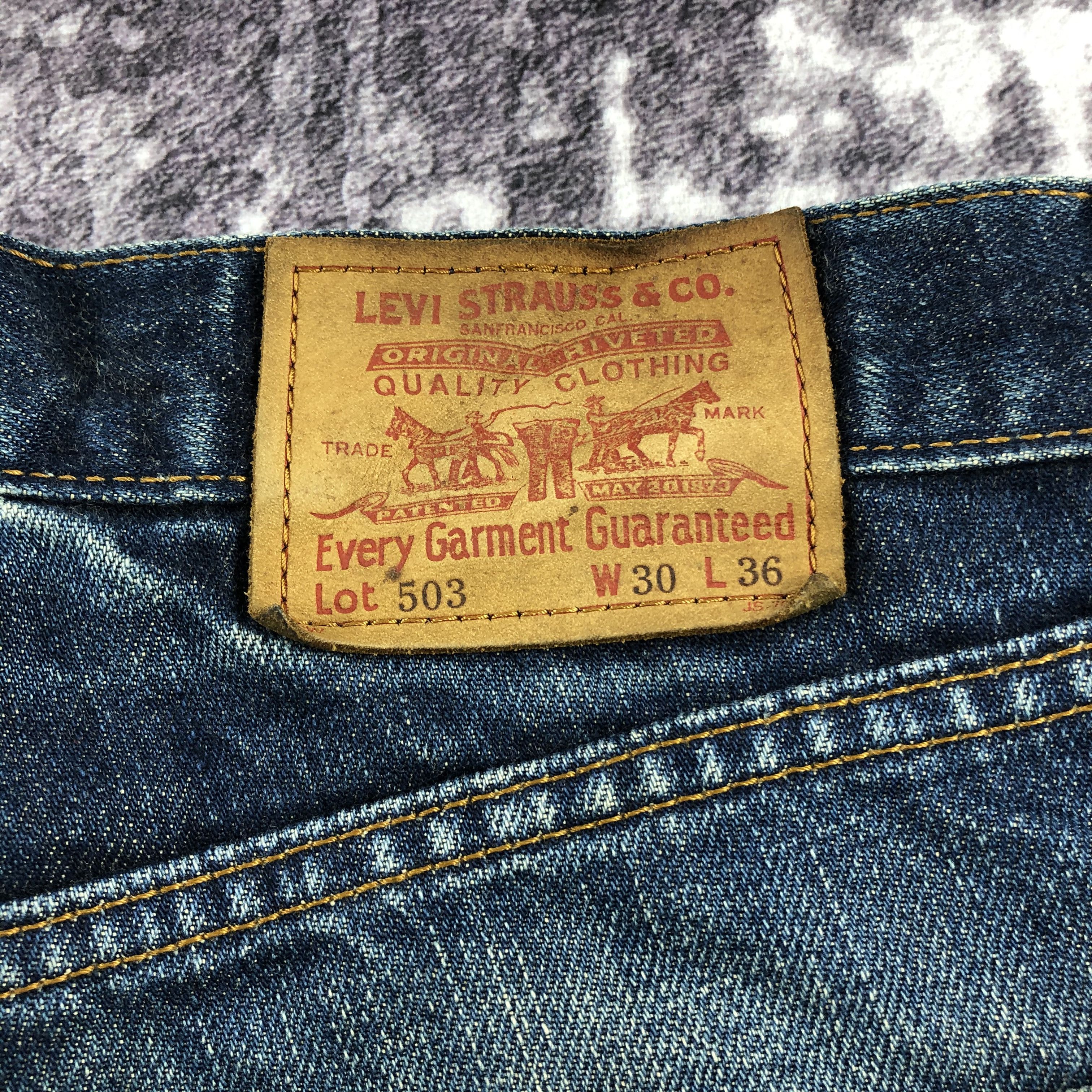 Levi's × Vintage Vintage 90s Levis 503 Jeans-JM2214 Size US 31 - 6 Thumbnail
