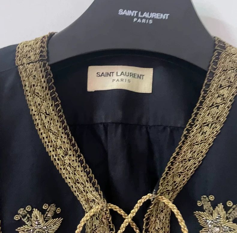 Saint Laurent Paris Saint Laurent Paris 15ss runway style fireworks shirt-2506 Size US S / EU 44-46 / 1 - 2 Thumbnail