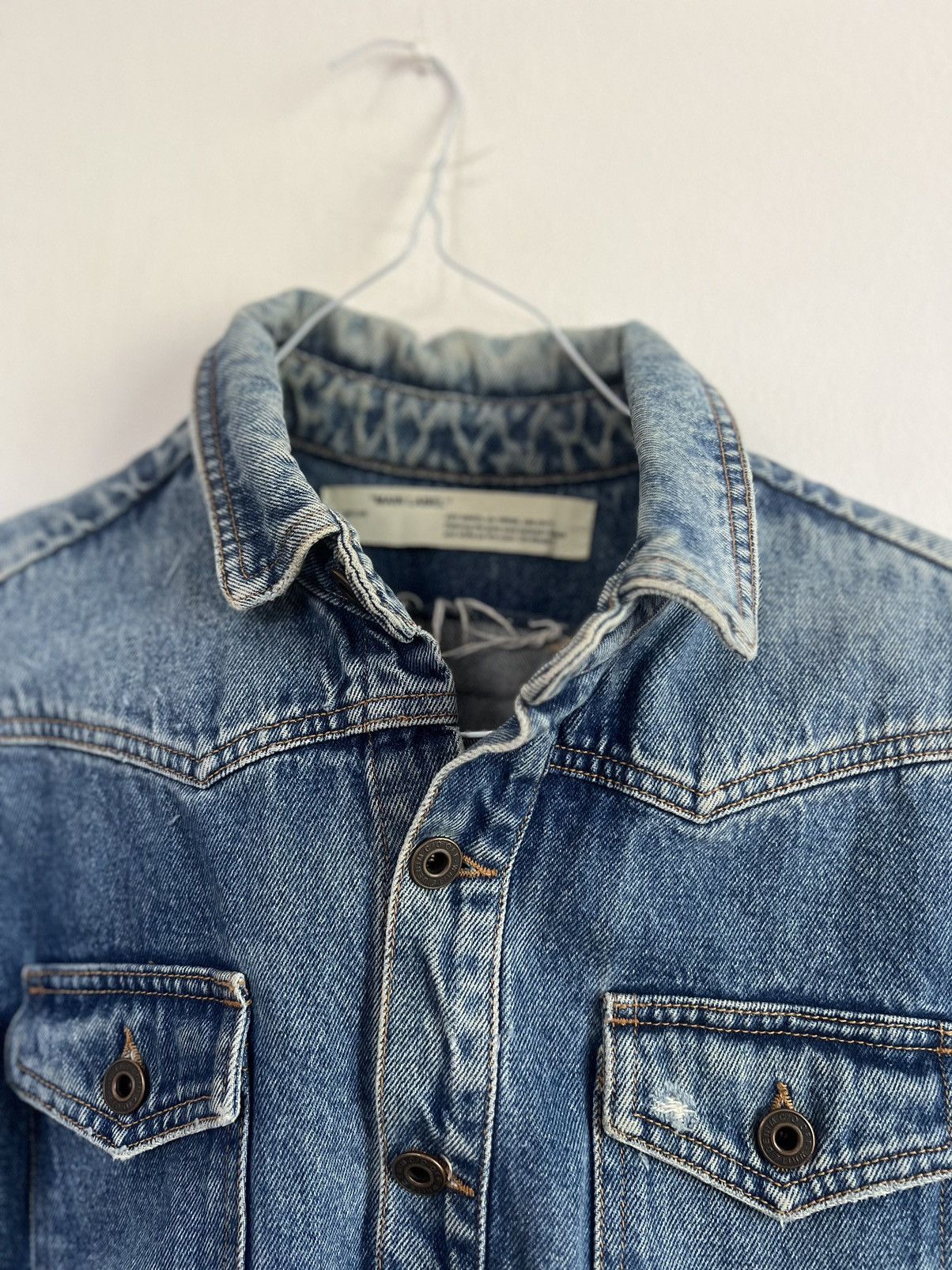 Off-White Off white Temperature Denim Jacket Size US M / EU 48-50 / 2 - 3 Thumbnail
