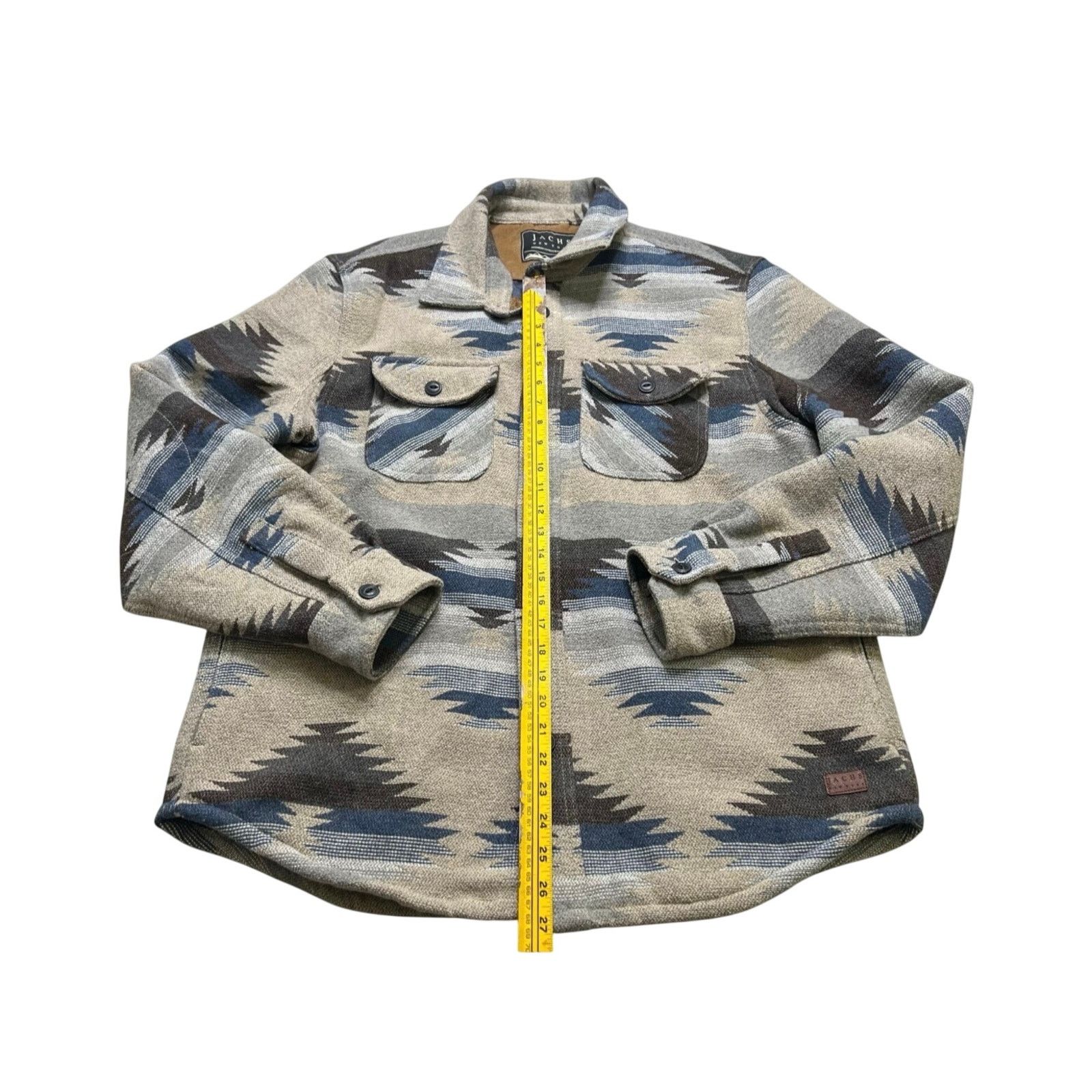 JACHS NY JACHS New York “Native-Aztec” Wool-Blend Shacket Jacket L Size US L / EU 52-54 / 3 - 6 Thumbnail