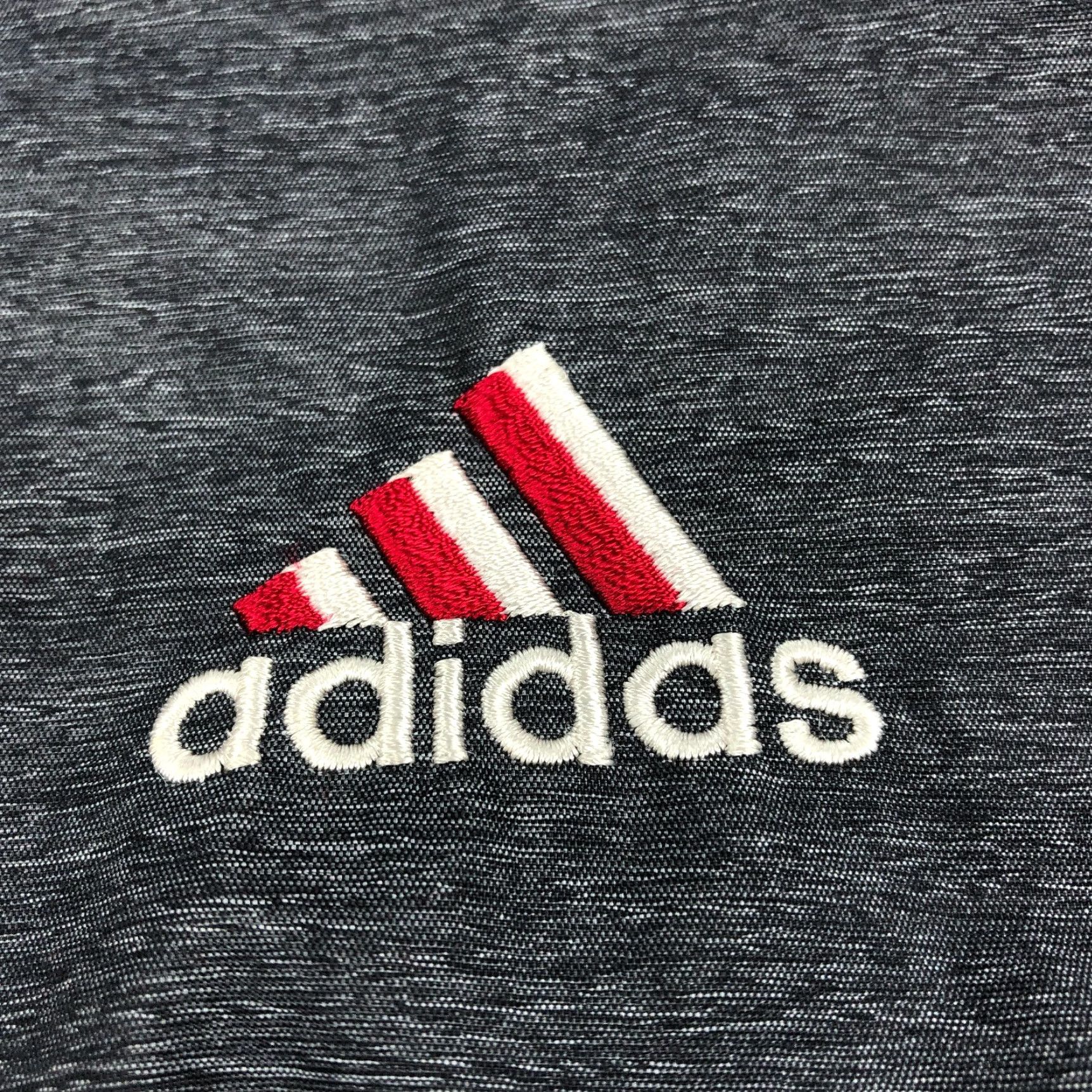 Adidas Adidas Soccer Jacket Mens XL Vintage Windbreaker Gray Red Size US XL / EU 56 / 4 - 4 Thumbnail