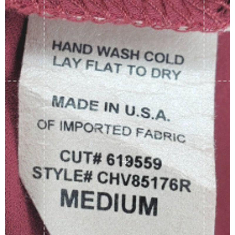 Other Abbeline Burgundy Chiffon Blouse Medium Size M / US 6-8 / IT 42-44 - 6 Thumbnail