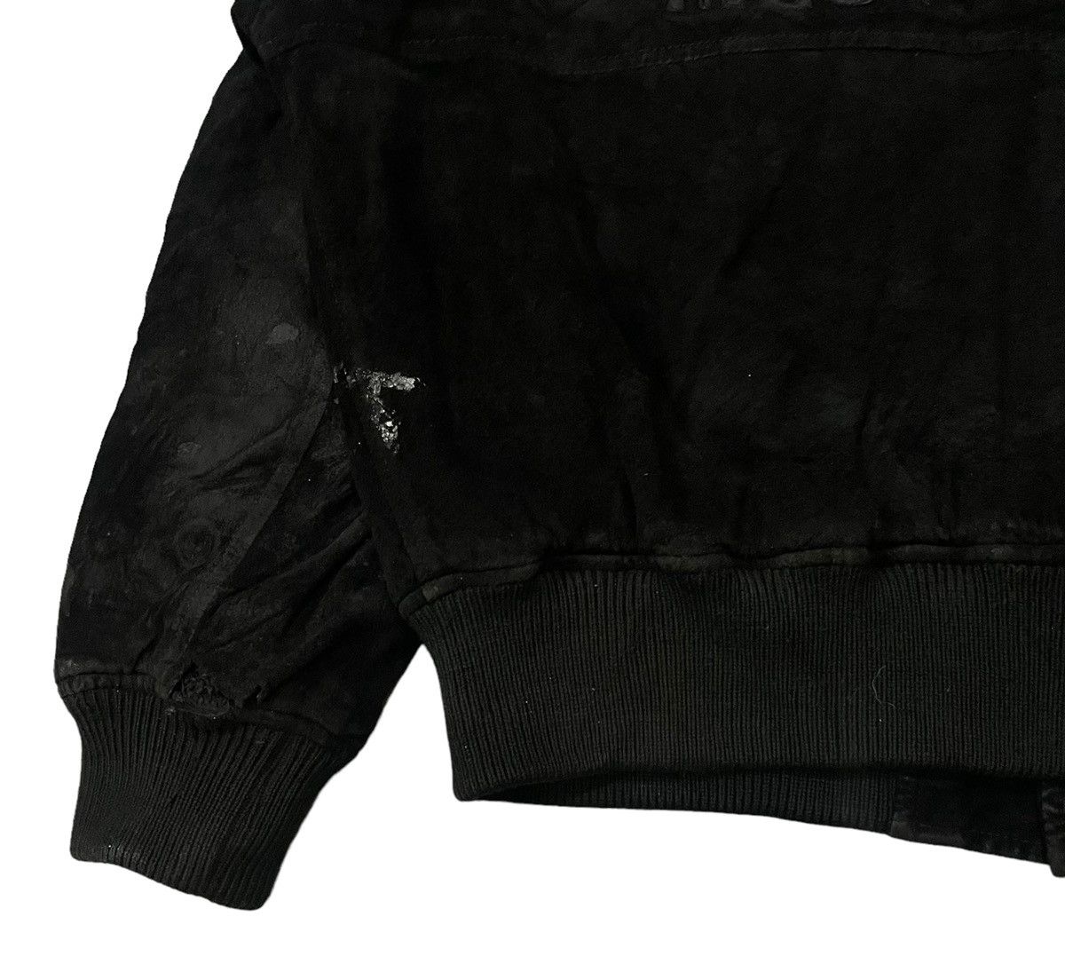 Japanese Brand Vintage Poshboy Blackout Pig Skin Leather Varsity Jacket Size US L / EU 52-54 / 3 - 14 Thumbnail