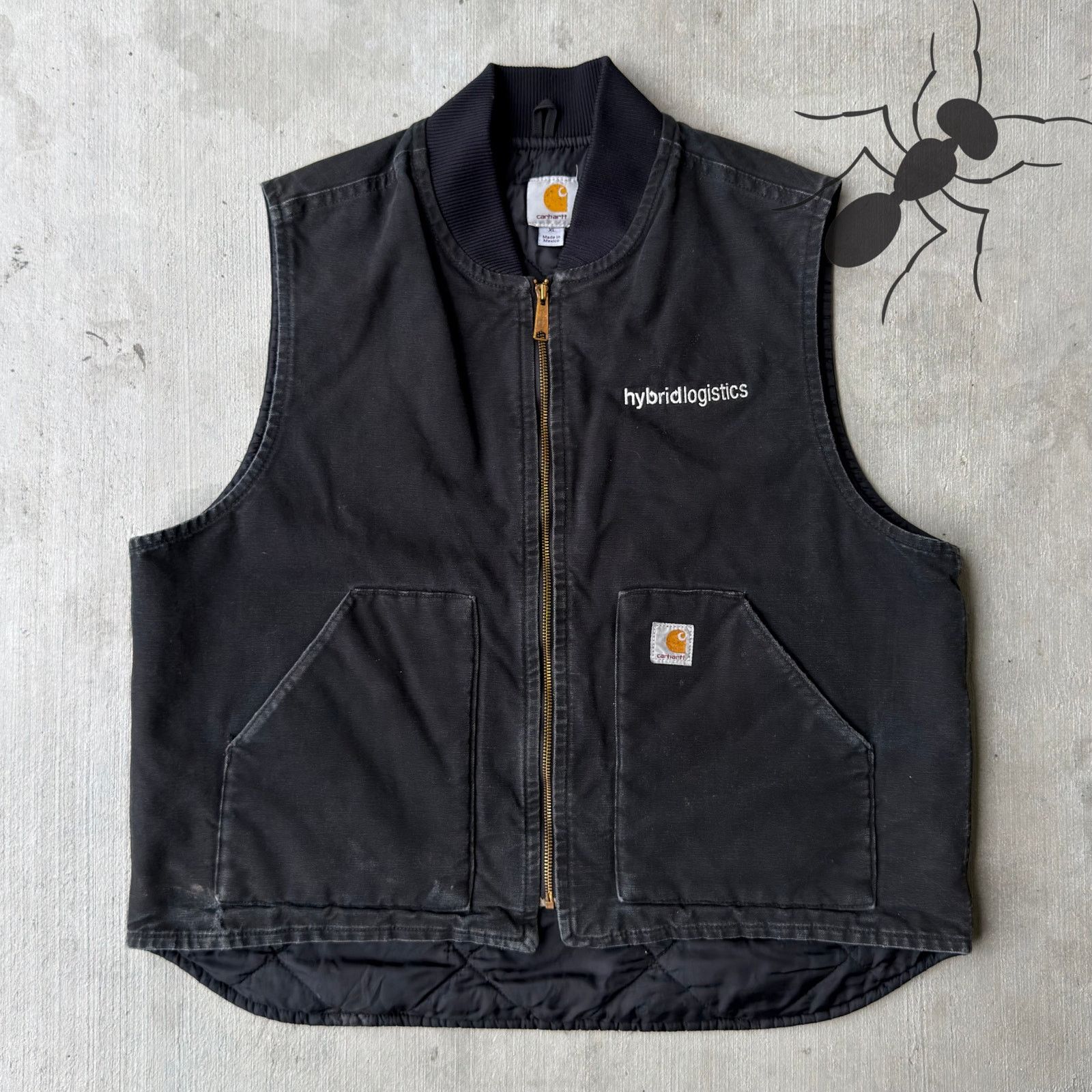 Carhartt × Vintage Carhartt black work wear vest Size US XL / EU 56 / 4 - 1 Thumbnail