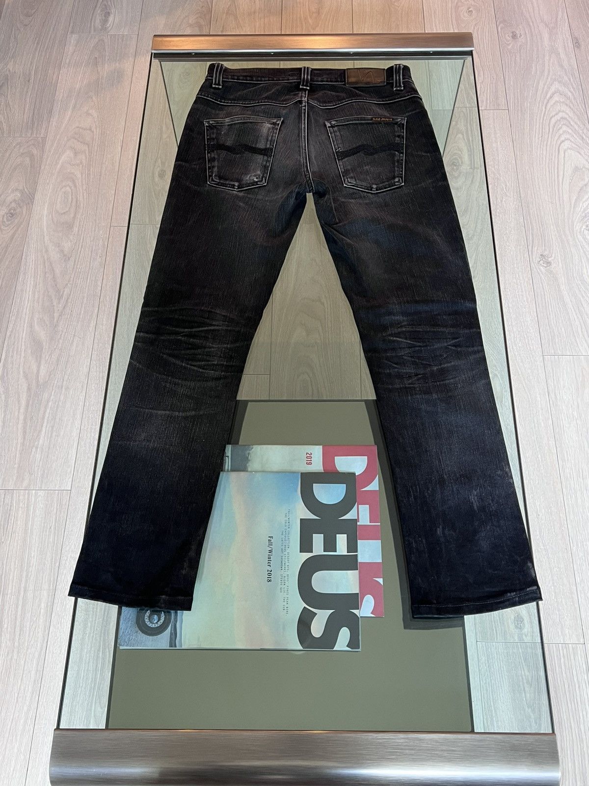Nudie Jeans Nudie Grim Tim Re-Use Program Denim Jeans Size US 30 / EU 46 - 2 Thumbnail