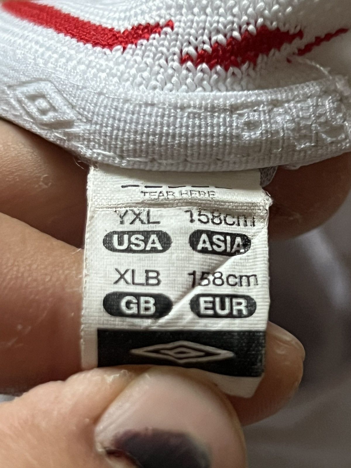 Umbro Team England Wayne ROONEY TURNER 2005- 2007 Size US XL / EU 56 / 4 - 10 Thumbnail