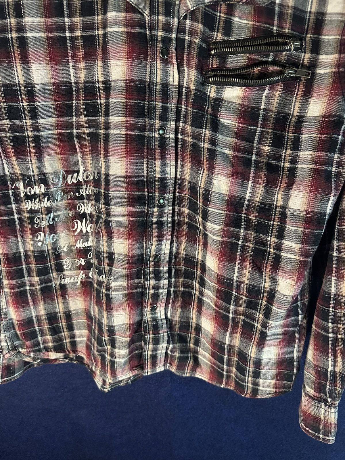 Von Dutch Retro Gothic Poem Von Dutch Shirt Size US L / EU 52-54 / 3 - 8 Thumbnail