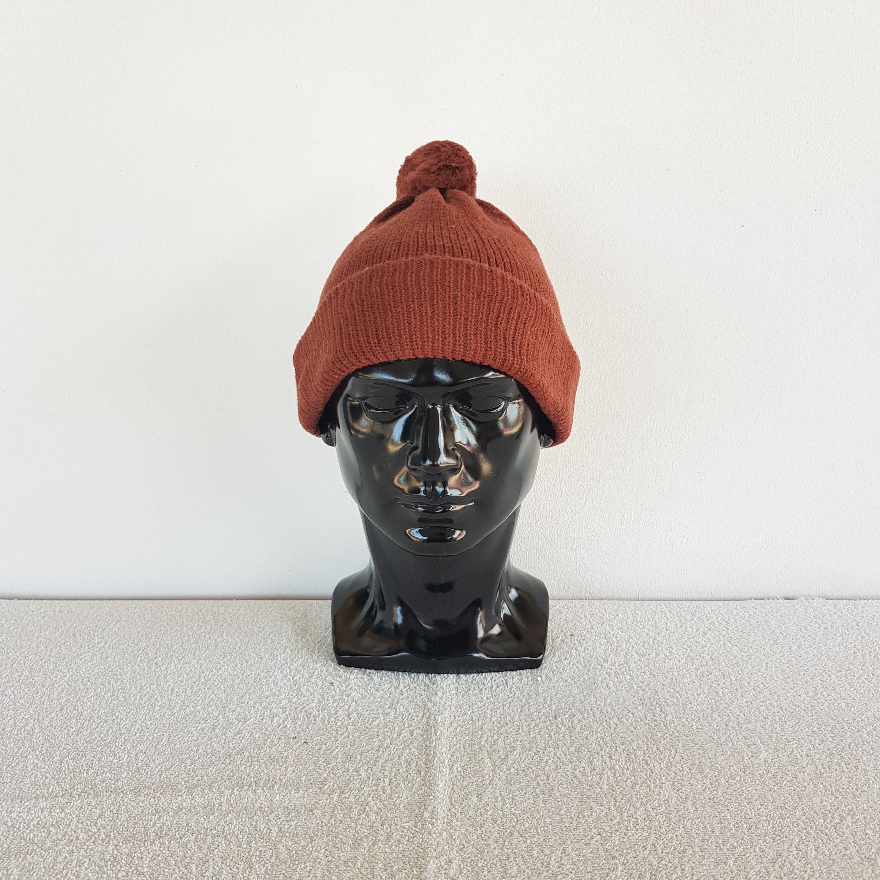 Japanese Brand Vintage Mezzo Piano Beanie Ribbed Knit Snow Caps Hats. Size ONE SIZE - 2 Thumbnail