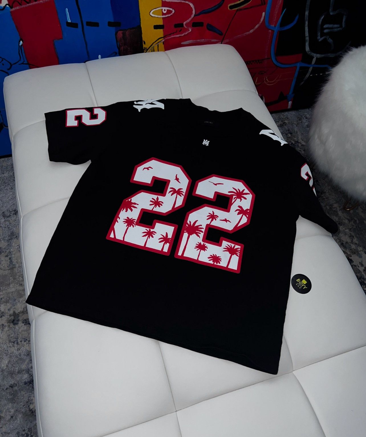 Amiri amiri logo football logo set Size US M / EU 48-50 / 2 - 4 Thumbnail
