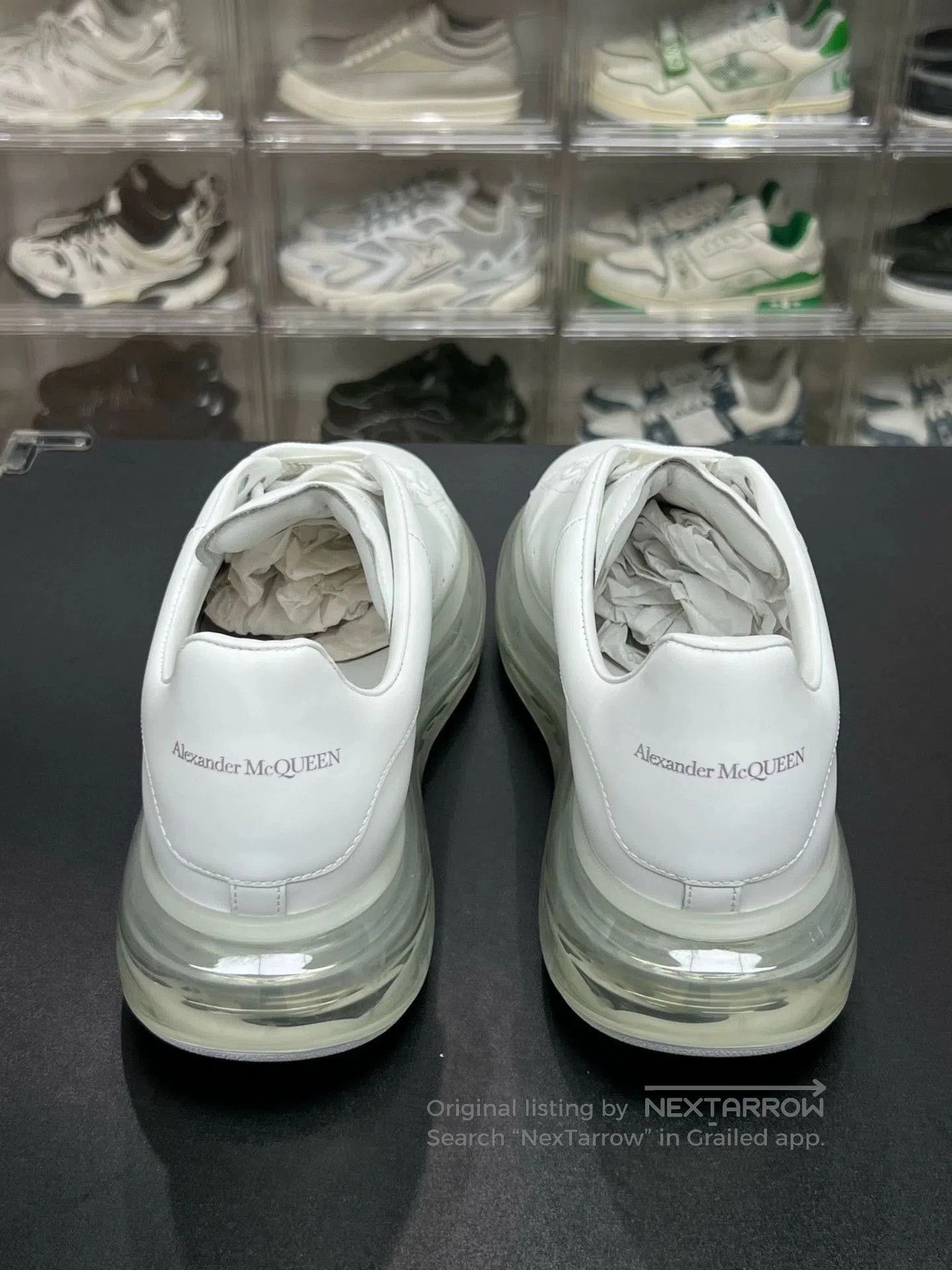 Alexander McQueen MCQ White Sole Air Cushion Sneakers Size 44. Size US 10.5 / EU 43-44 - 7 Thumbnail