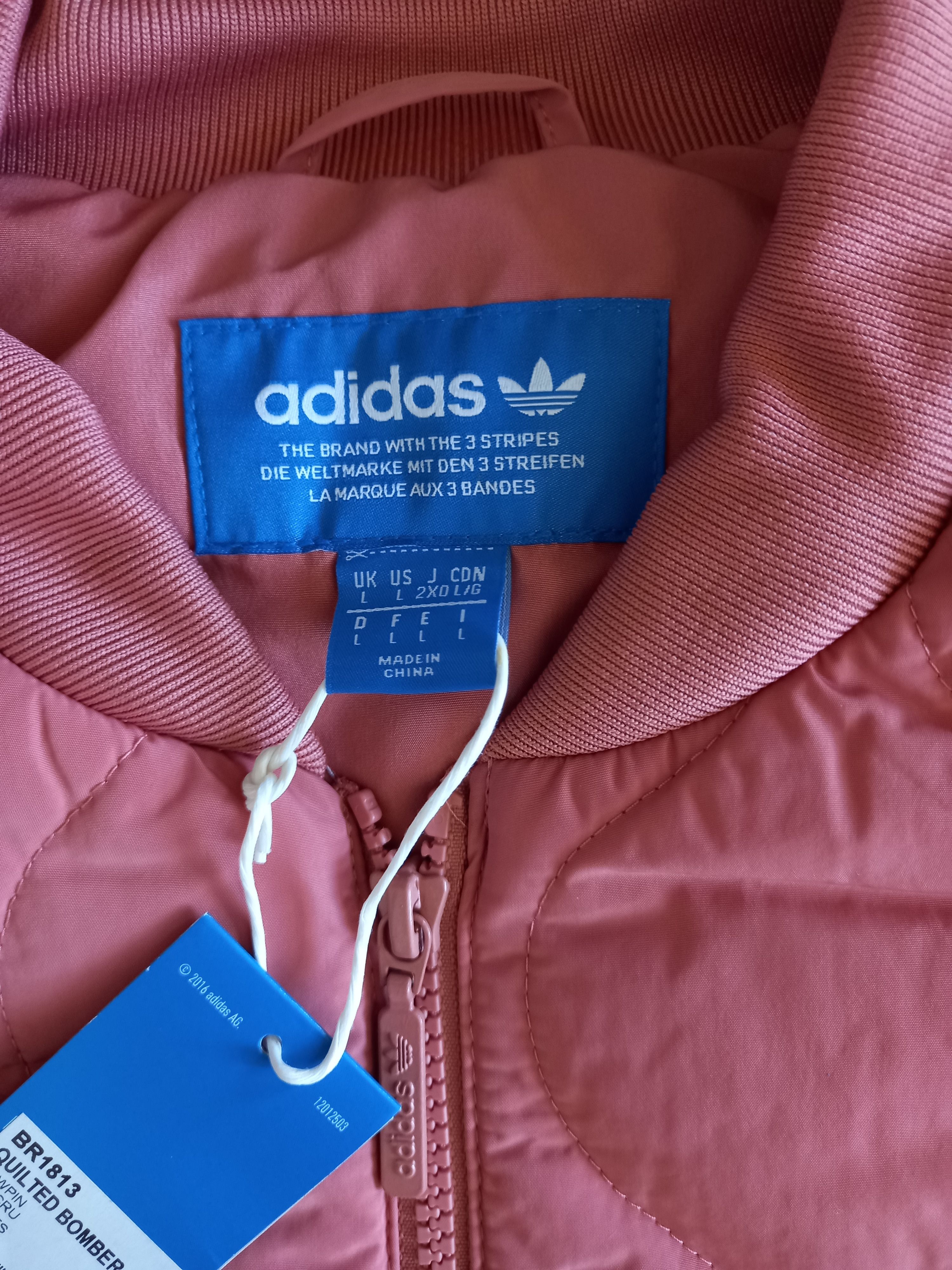 Adidas 2016 NWT Adidas Quilted Bomber Jacket BR1813 sz L Size US L / EU 52-54 / 3 - 6 Thumbnail