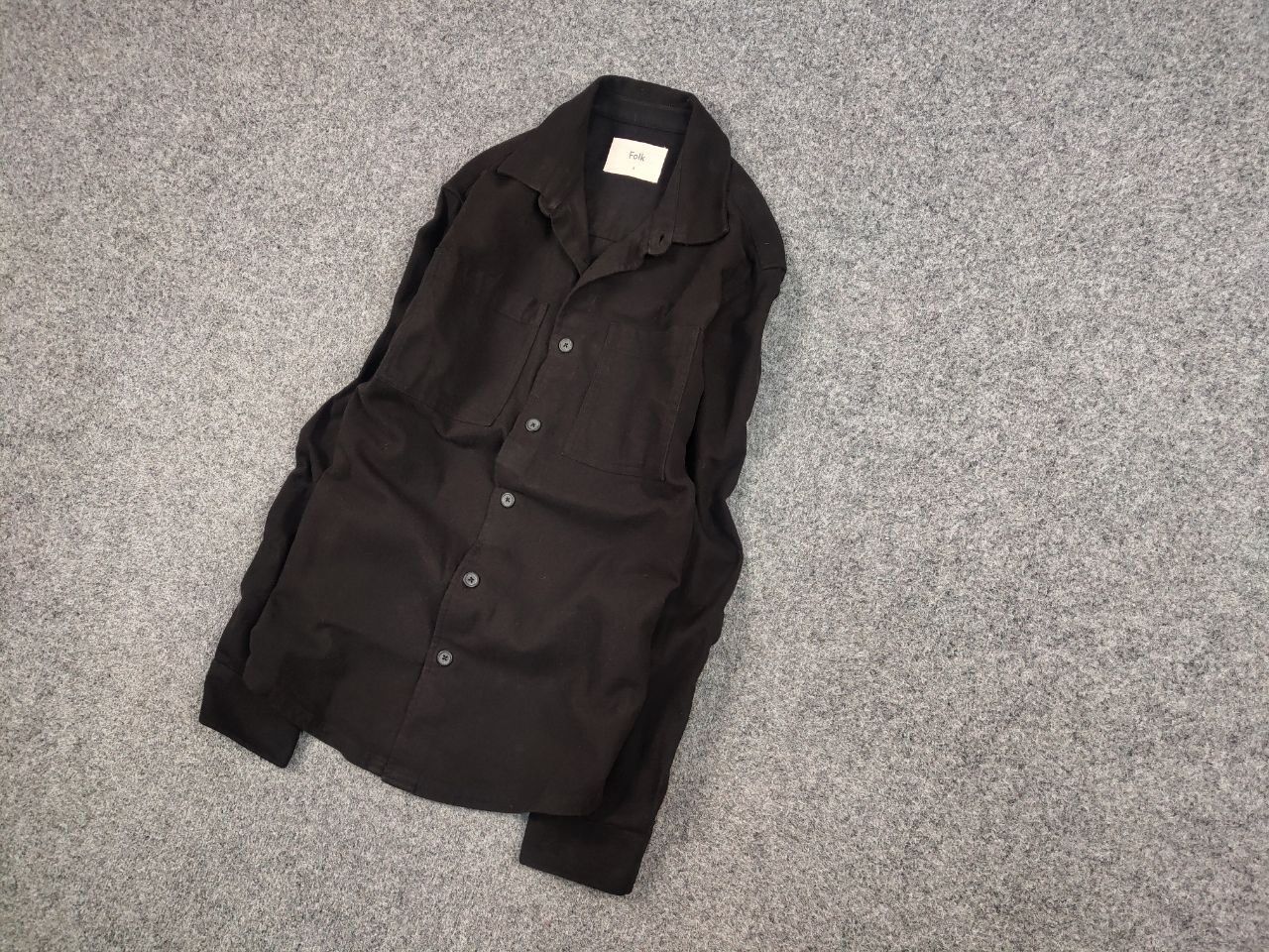 Folk Folk Design Button Long Sleeve Overshirt Pocket Light Jacket Size US M / EU 48-50 / 2 - 3 Thumbnail