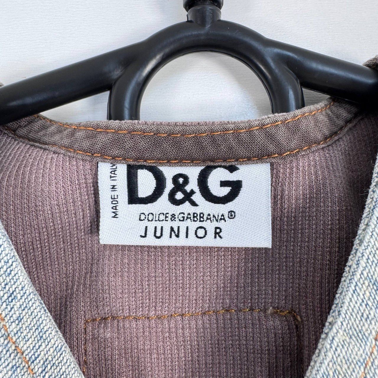 Dolce & Gabbana Dolce Gabbana D&G Junior Denim Vest Made In Italy Vintage Size XXS / US 00 / IT 34 - 3 Thumbnail