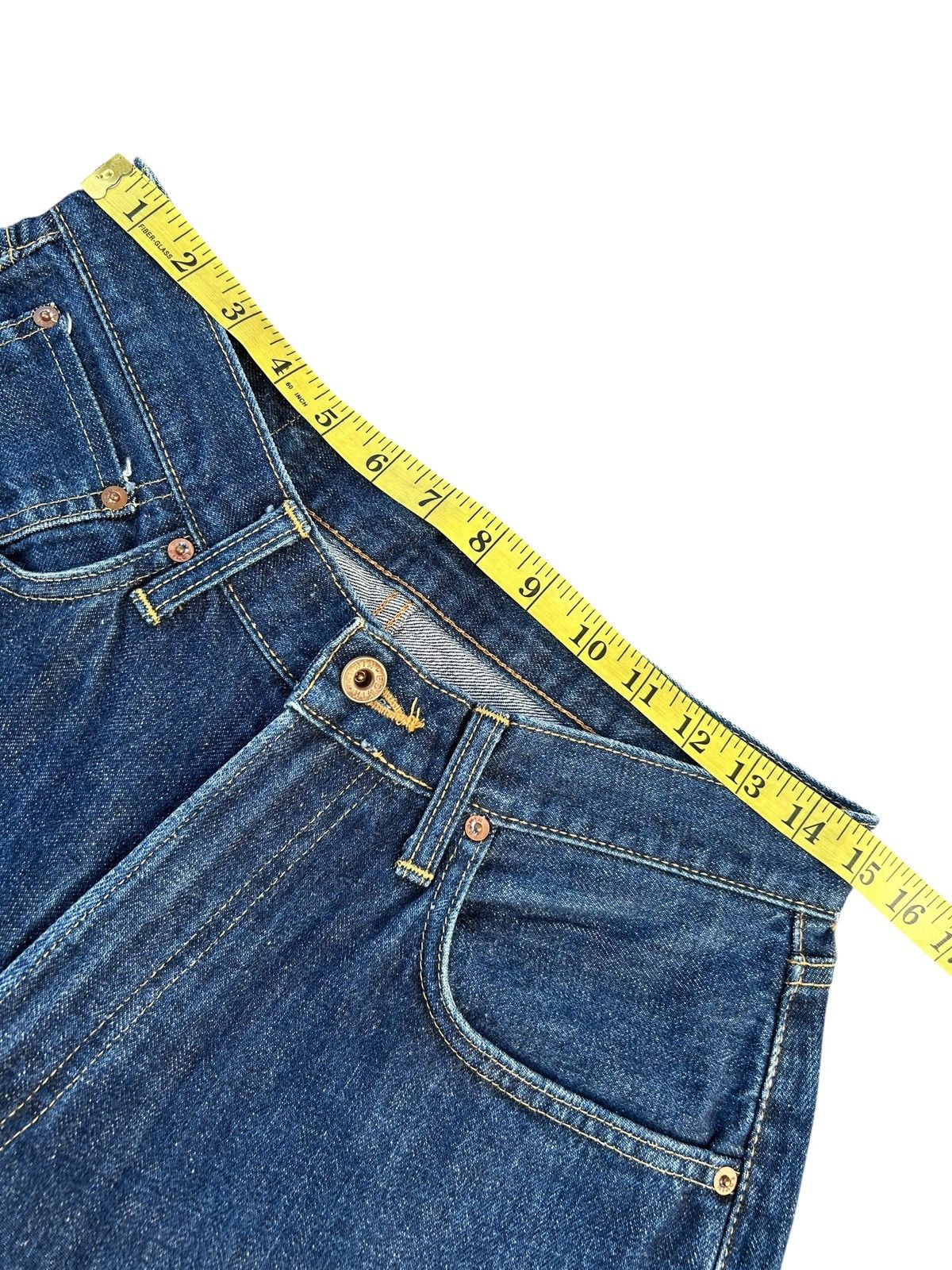 Kapital Vintage Edwin 505 Selvedge Short Denim Jeans baggy Size US 30 / EU 46 - 12 Thumbnail