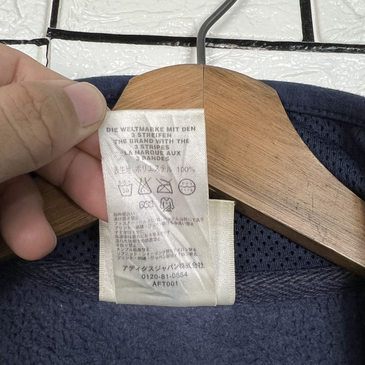 Adidas Y2k Vintage ADIDAS Embroidered Logo Fleece Jacket #4287-C195 Size US L / EU 52-54 / 3 - 16 Thumbnail