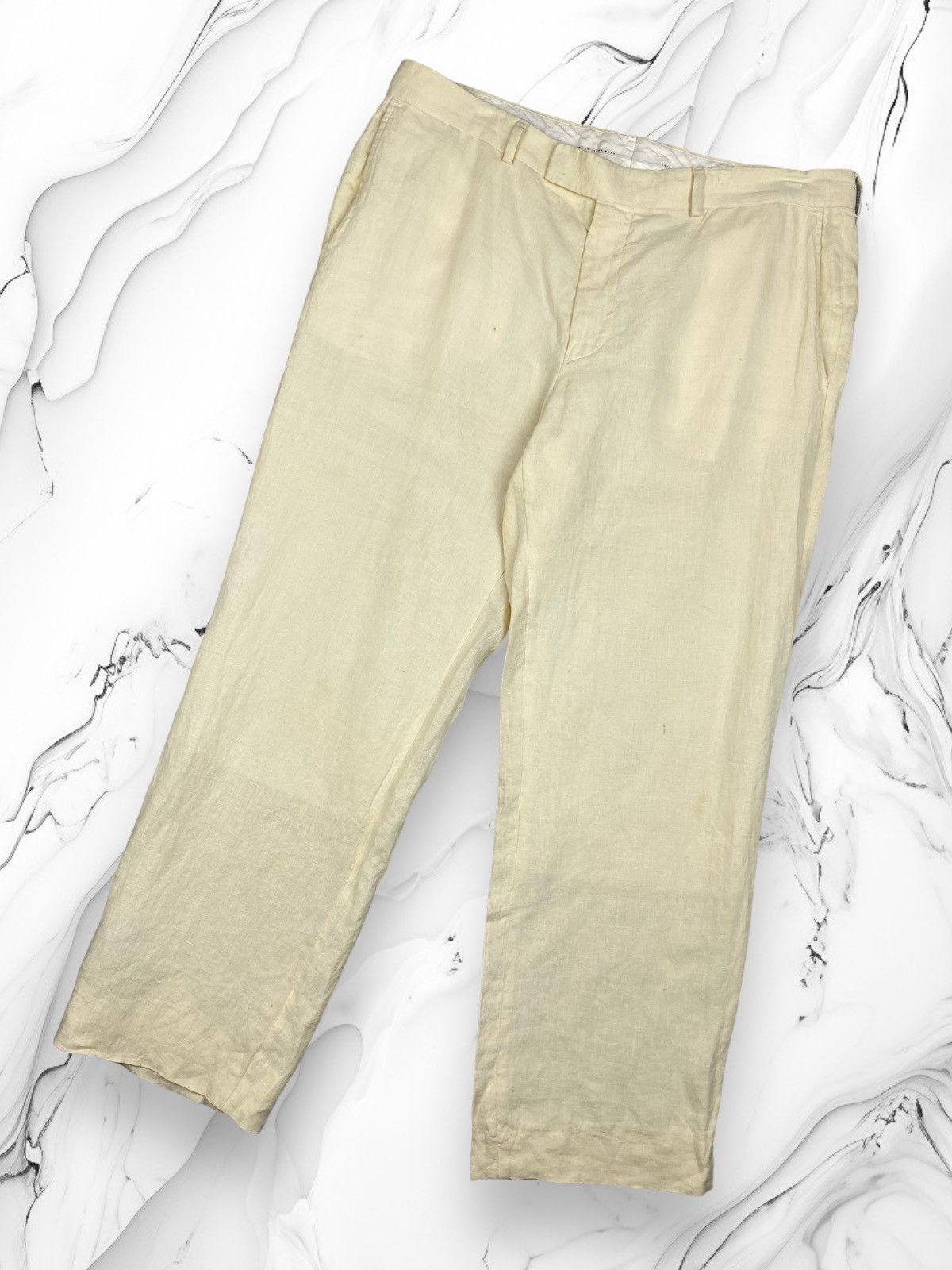 Hugo Boss Vintage Hugo Boss Linen Casual Pants Size US 36 / EU 52 - 1 Thumbnail