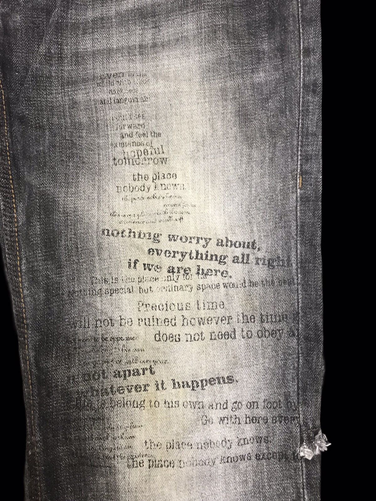 Japanese Brand 💥FLARE💥ARCHIVAL HIDEAWAY NICLE Japan Poem Flare Denim F300 Size US 32 / EU 48 - 5 Thumbnail