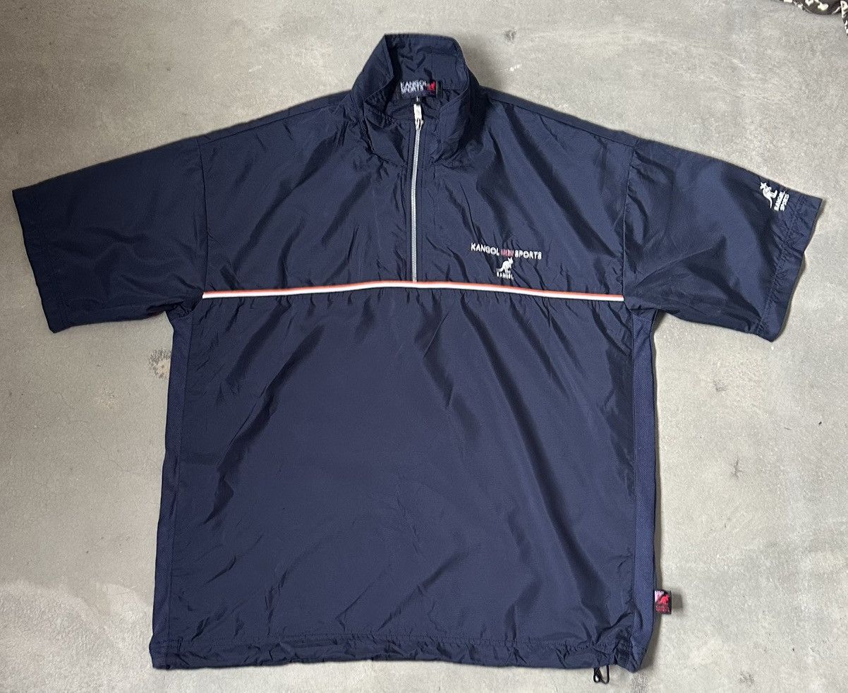 Kangol VINTAGE KANGOL SPORT WINDBREAKER SHORT SLEEVE Size US XL / EU 56 / 4 - 1 Thumbnail